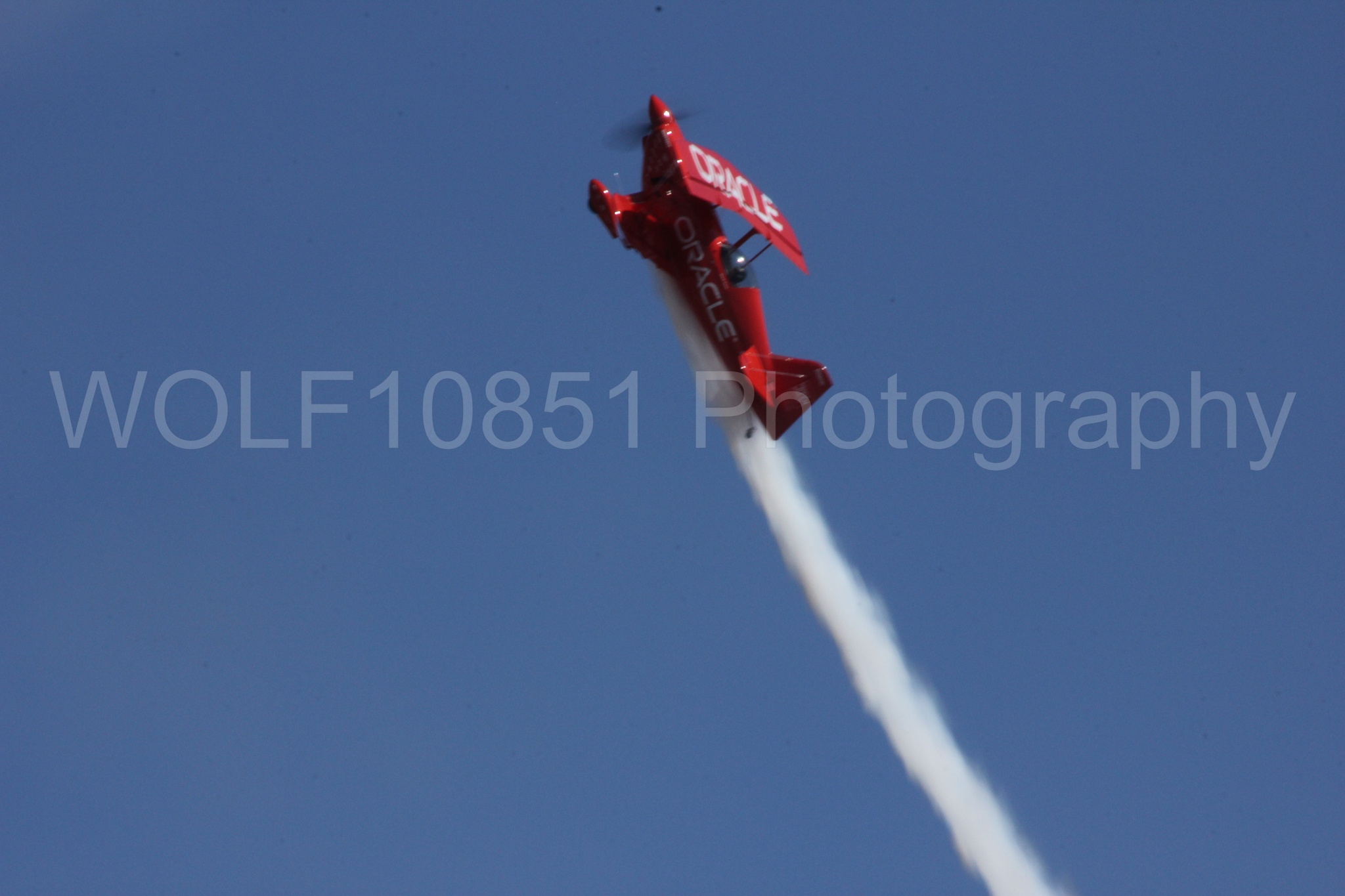 Aviation photography by WOLF10851 featuring California Capital Airshow 2012, Sean Tucker, Oracle, Team Oracle, Aviation Specialties Unlimited Challenger III.