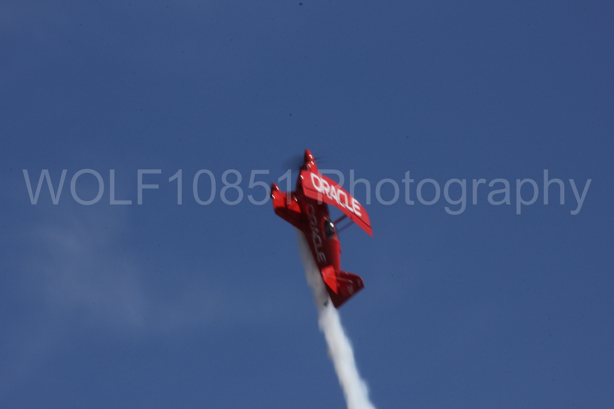 Aviation photography by WOLF10851 featuring California Capital Airshow 2012, Sean Tucker, Oracle, Team Oracle, Aviation Specialties Unlimited Challenger III.