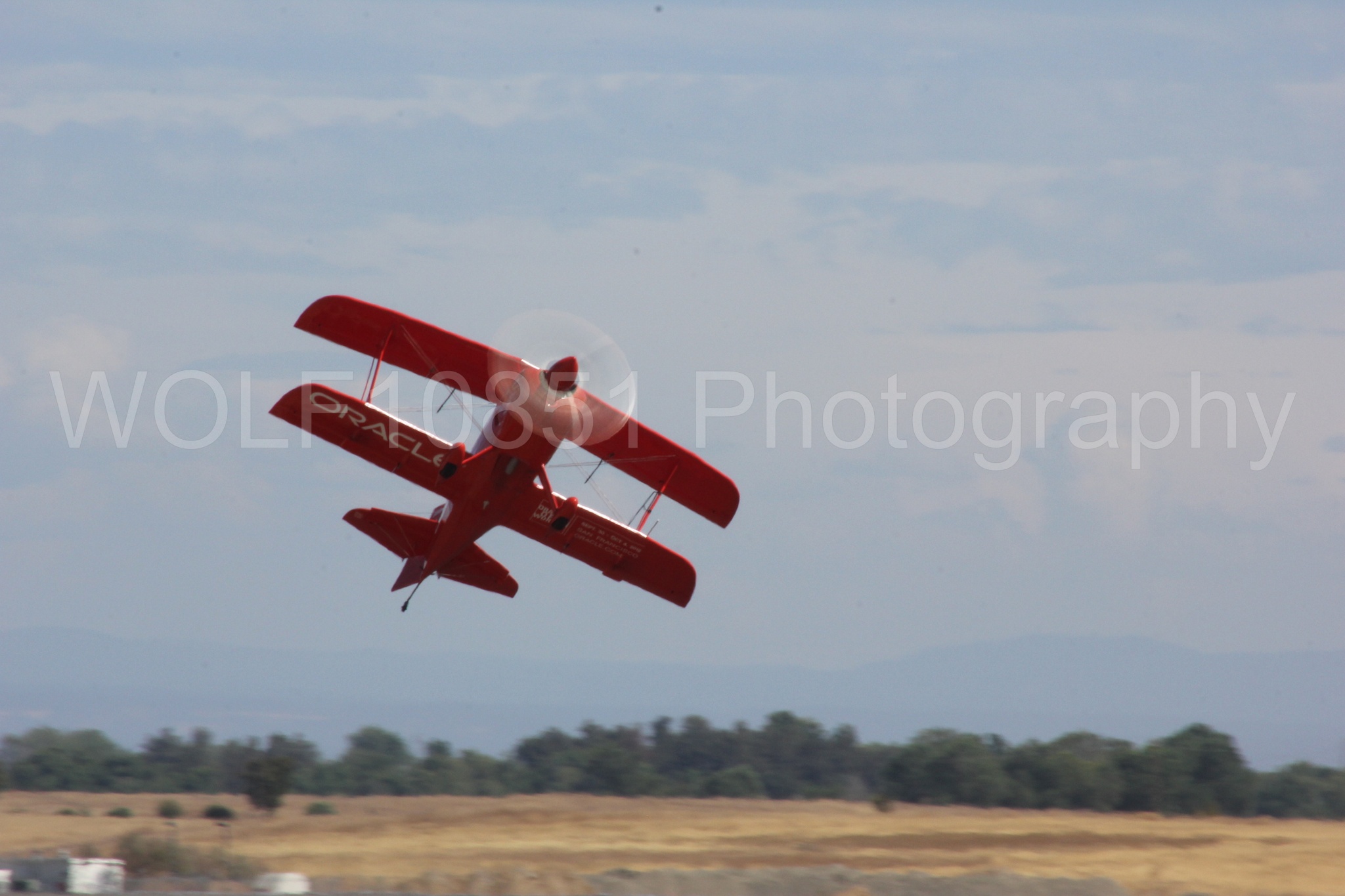 Aviation photography by WOLF10851 featuring California Capital Airshow 2012, Sean Tucker, Oracle, Team Oracle, Aviation Specialties Unlimited Challenger III.