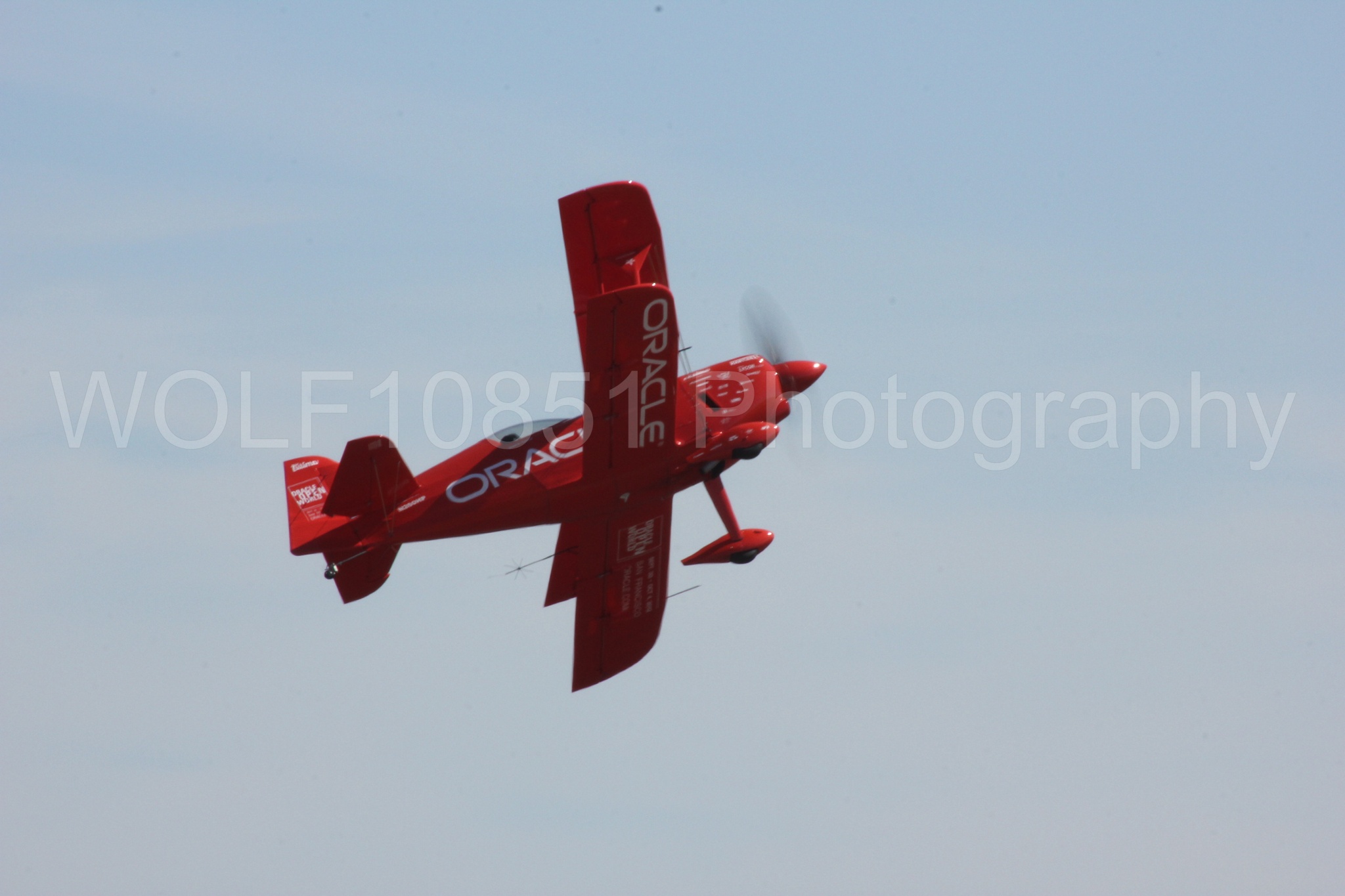 Aviation photography by WOLF10851 featuring California Capital Airshow 2012, Sean Tucker, Oracle, Team Oracle, Aviation Specialties Unlimited Challenger III.