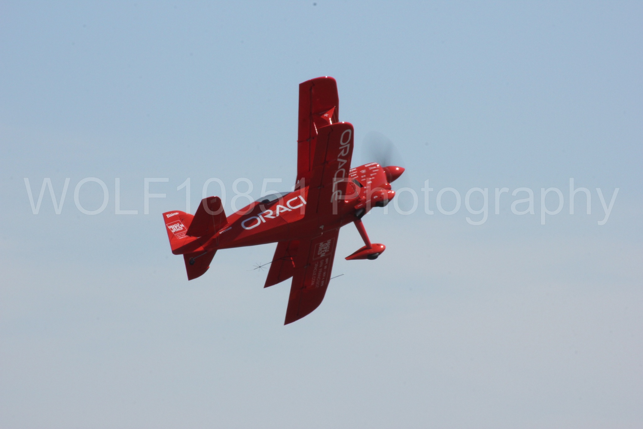 Aviation photography by WOLF10851 featuring California Capital Airshow 2012, Sean Tucker, Oracle, Team Oracle, Aviation Specialties Unlimited Challenger III.