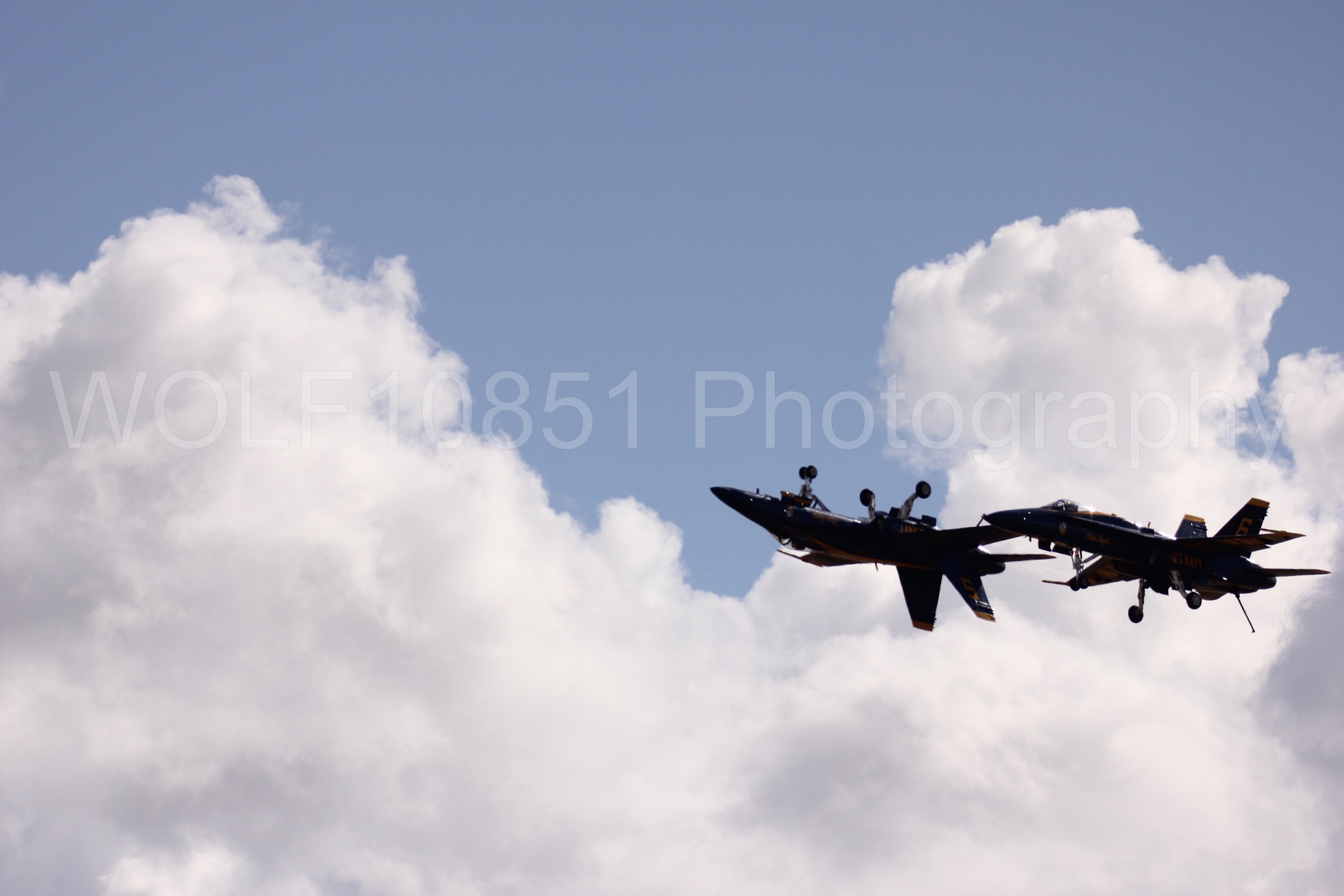 Aviation photography by WOLF10851 featuring F-18 Hornet, Blue Angels, California Capital Airshow 2016, Blue and Gold.