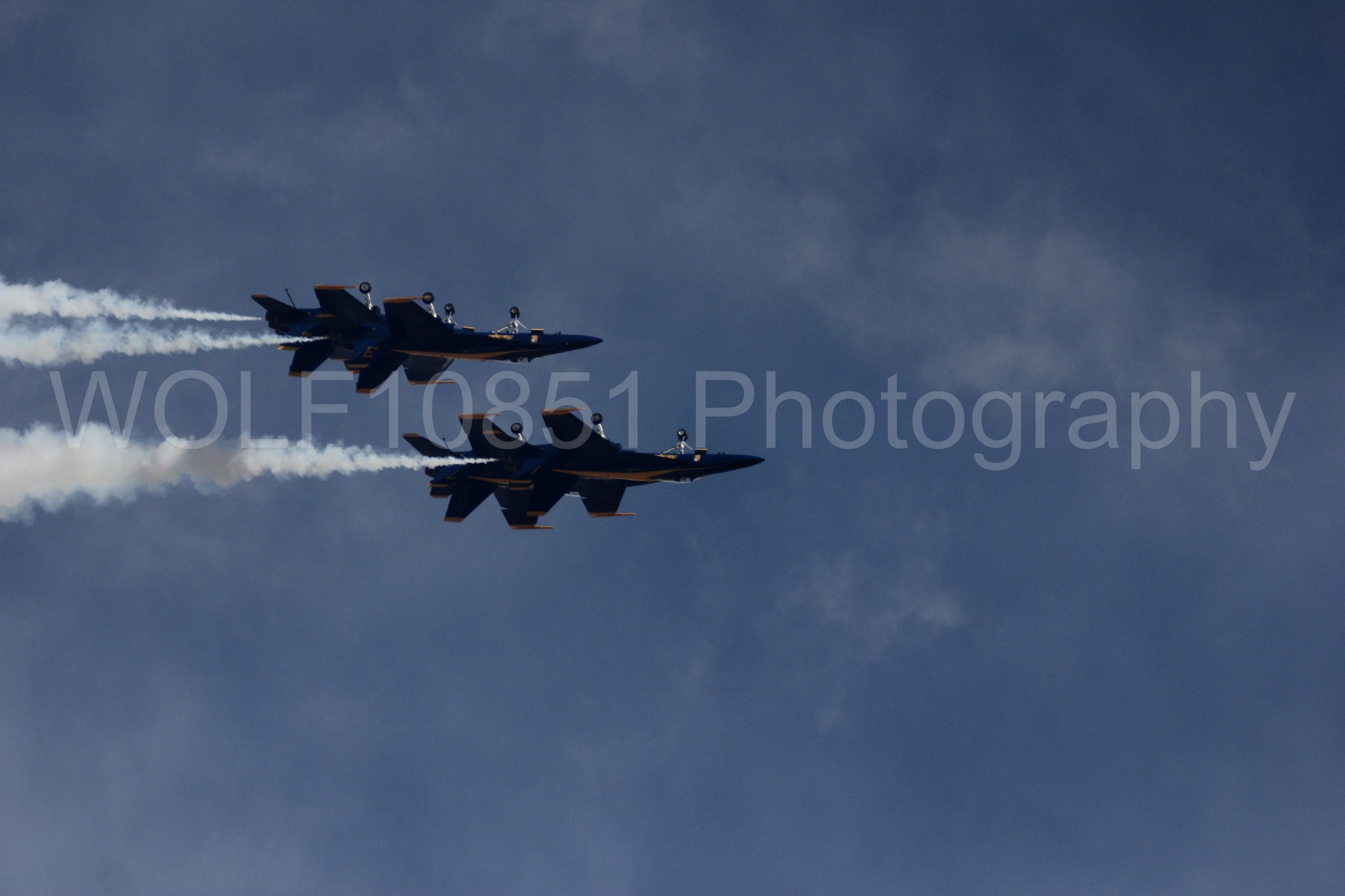 Aviation photography by WOLF10851 featuring F-18 Hornet, Blue Angels, California Capital Airshow 2016, Blue and Gold.