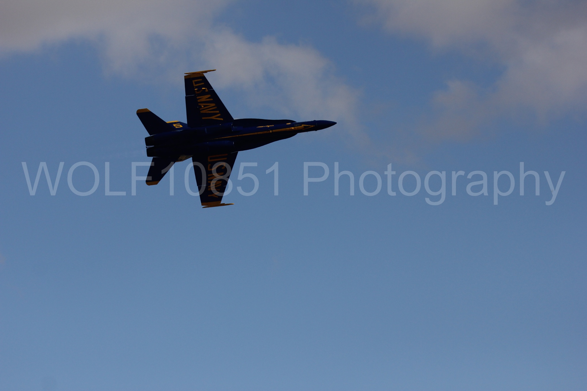 Aviation photography by WOLF10851 featuring F-18 Hornet, Blue Angels, California Capital Airshow 2016, Blue and Gold.