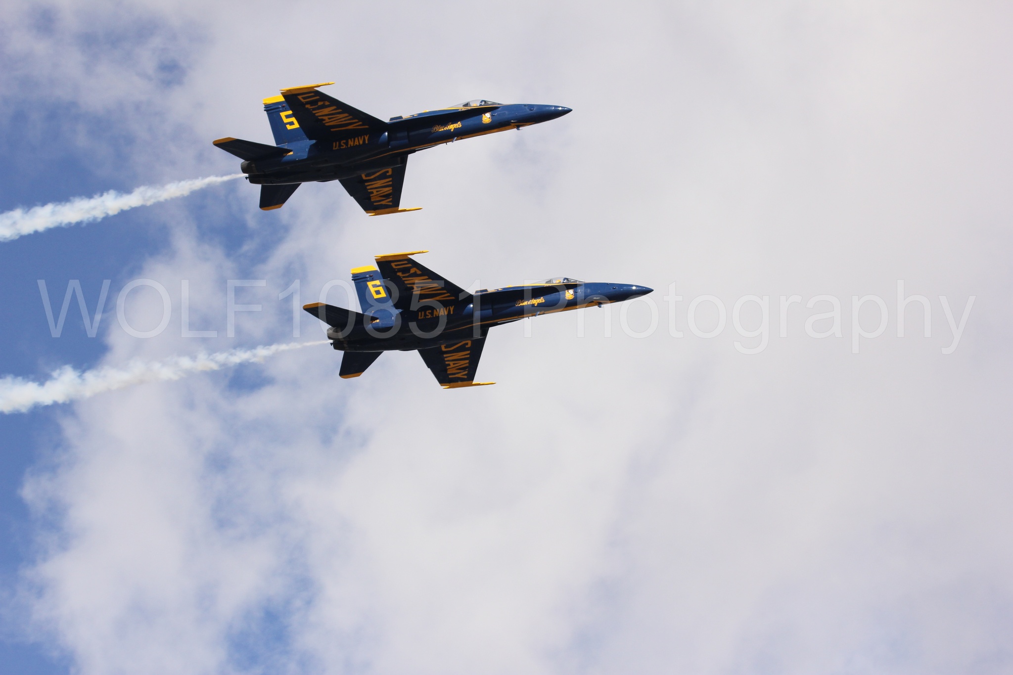 Aviation photography by WOLF10851 featuring F-18 Hornet, Blue Angels, California Capital Airshow 2016, Blue and Gold.