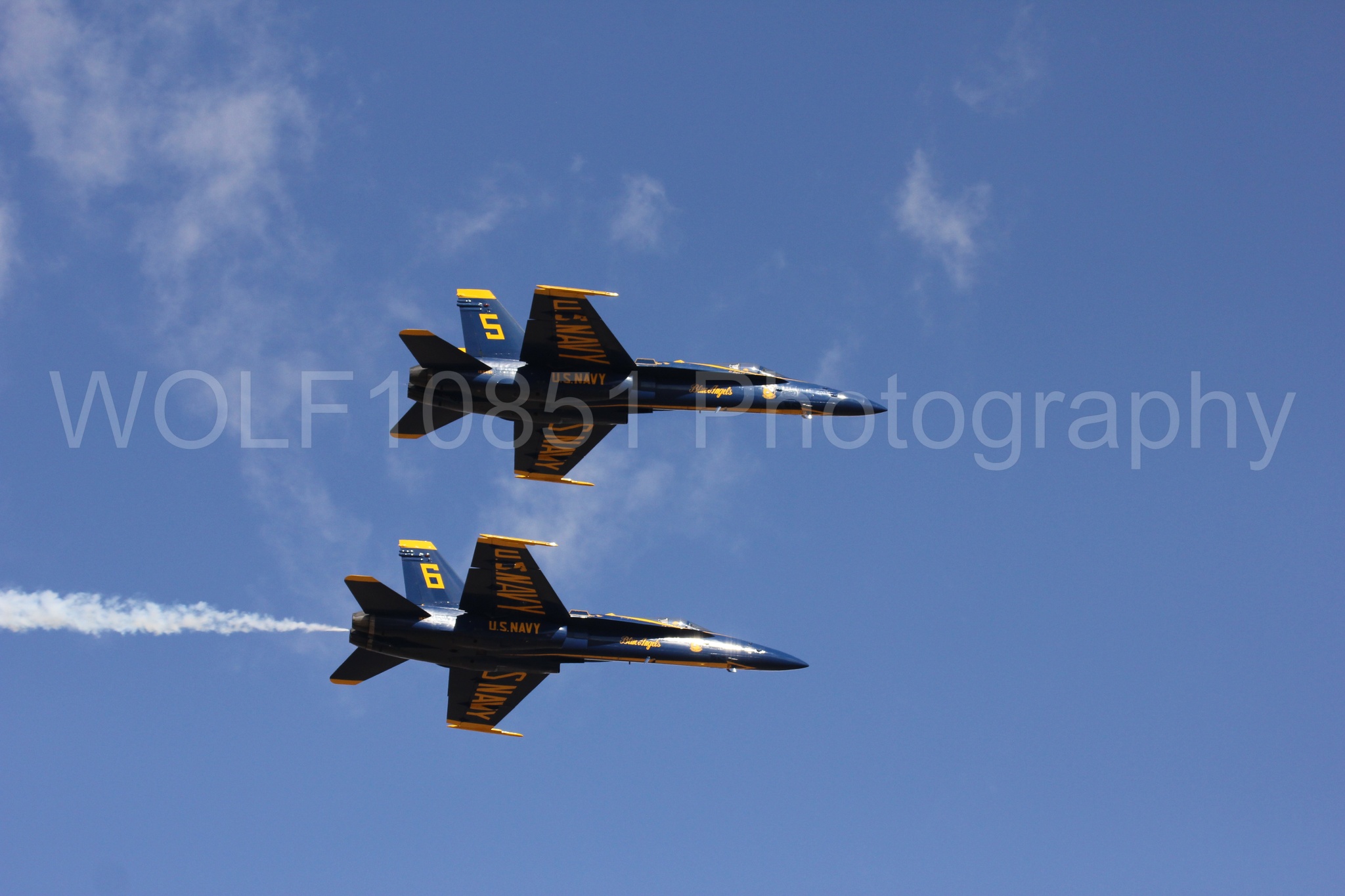 Aviation photography by WOLF10851 featuring F-18 Hornet, Blue Angels, California Capital Airshow 2016, Blue and Gold.