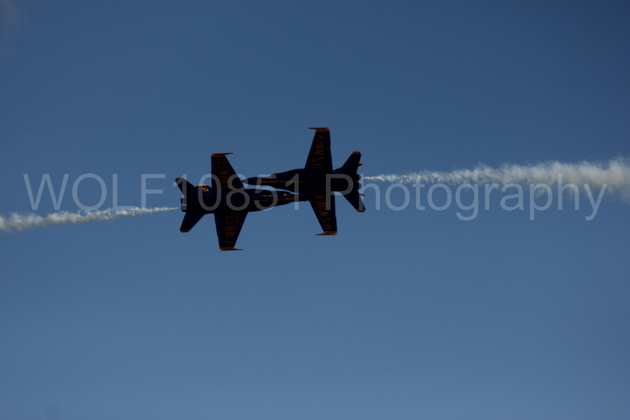 Aviation photography by WOLF10851 featuring F-18 Hornet, Blue Angels, California Capital Airshow 2016, Blue and Gold.