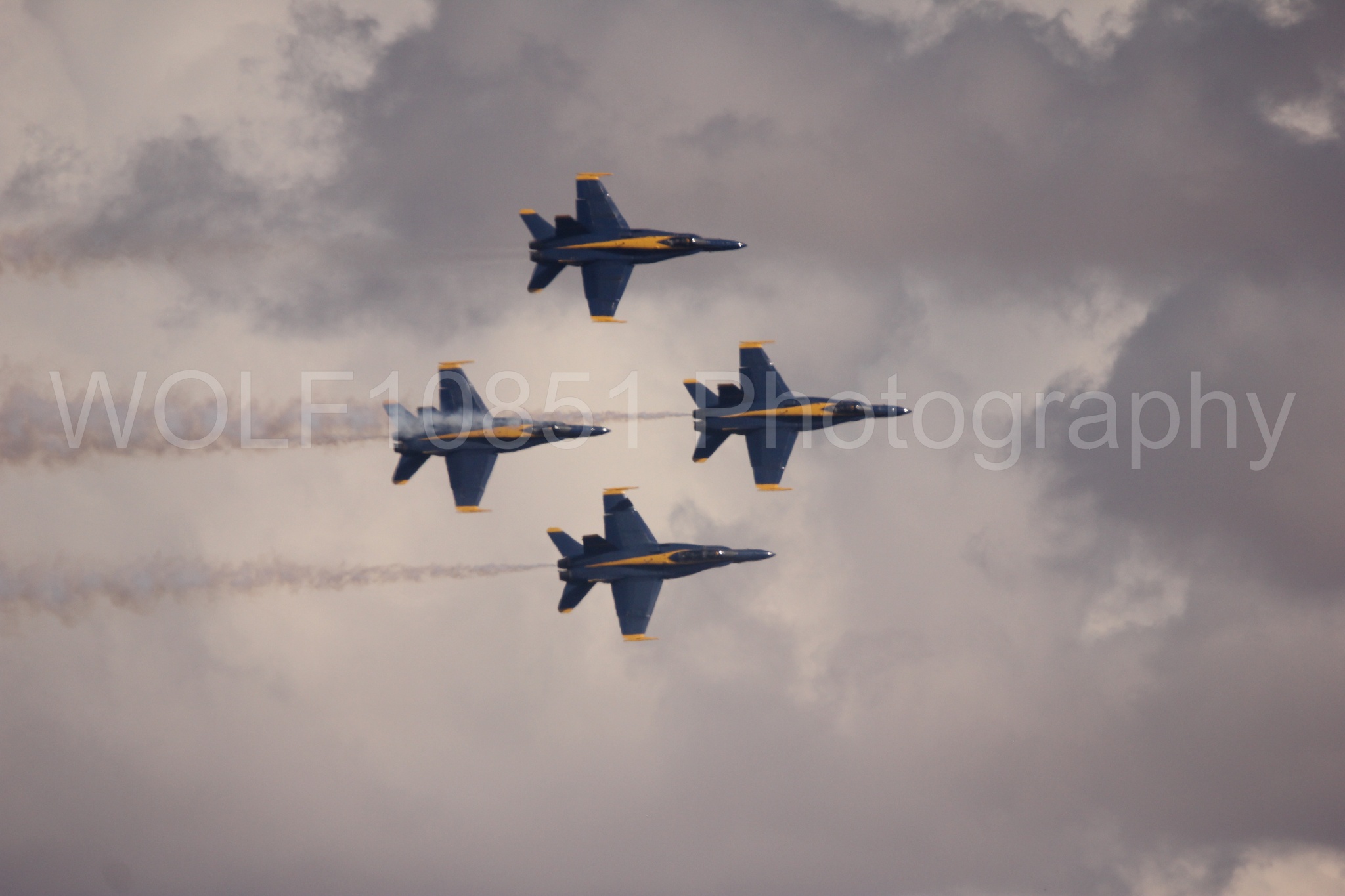 Aviation photography by WOLF10851 featuring F-18 Hornet, Blue Angels, California Capital Airshow 2016, Blue and Gold.