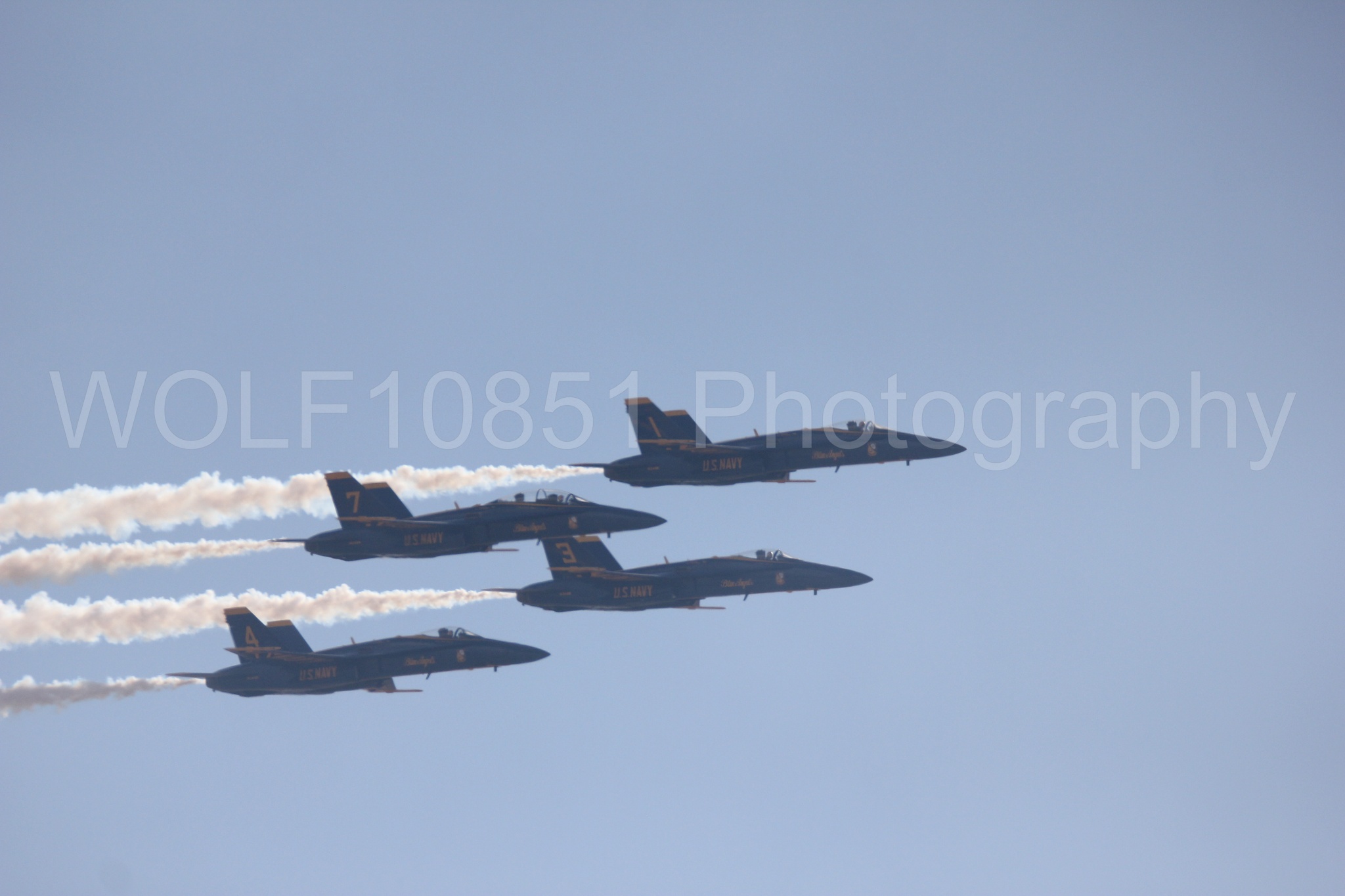 Aviation photography by WOLF10851 featuring F-18 Hornet, Blue Angels, California Capital Airshow 2016, Blue and Gold.