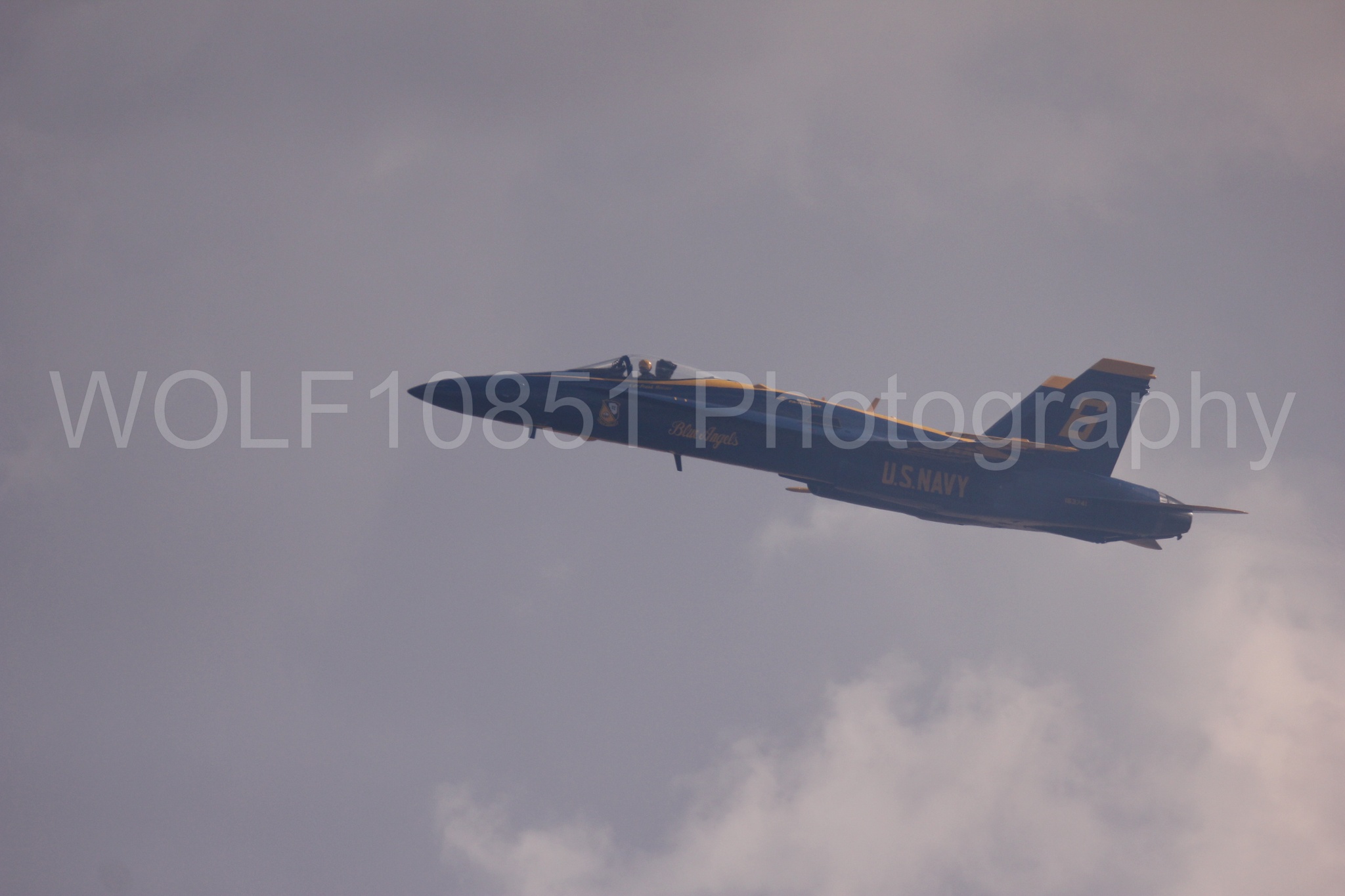 Aviation photography by WOLF10851 featuring F-18 Hornet, Blue Angels, California Capital Airshow 2016, Blue and Gold.
