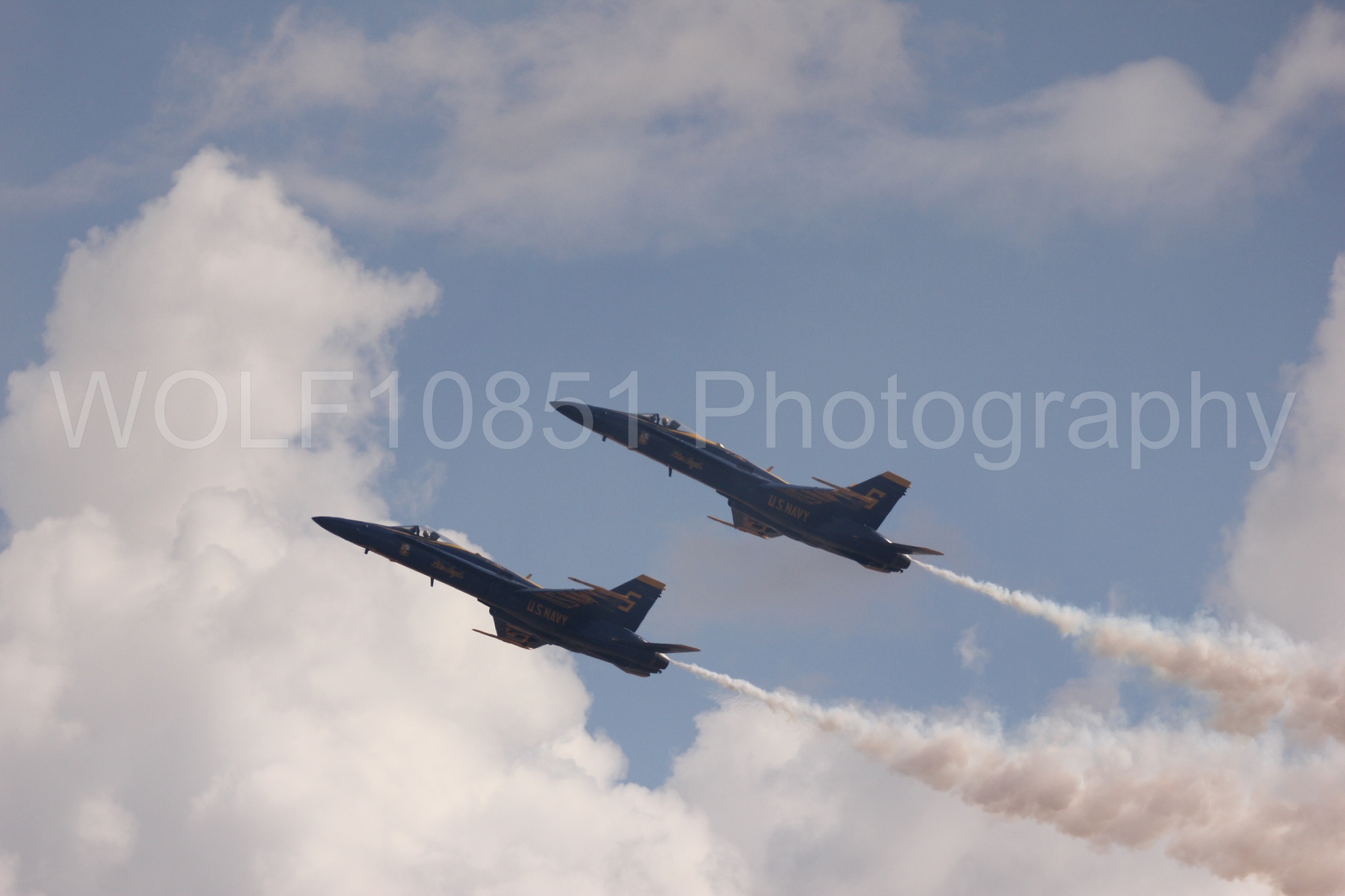 Aviation photography by WOLF10851 featuring F-18 Hornet, Blue Angels, California Capital Airshow 2016, Blue and Gold.
