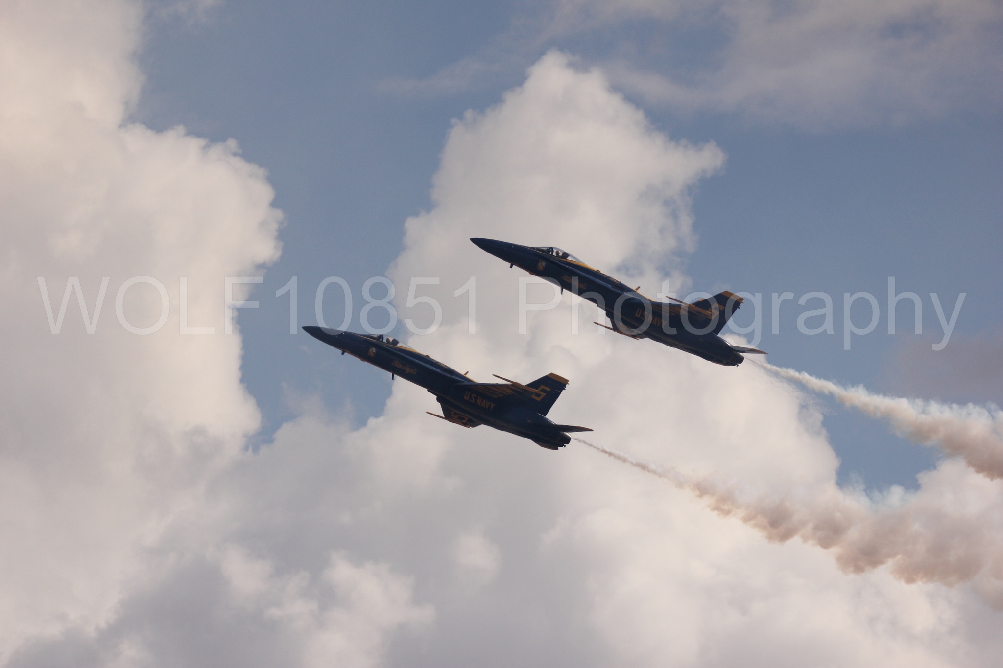 Aviation photography by WOLF10851 featuring F-18 Hornet, Blue Angels, California Capital Airshow 2016, Blue and Gold.