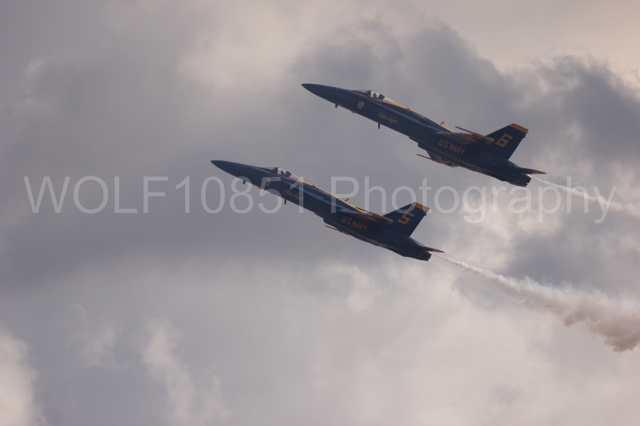 Aviation photography by WOLF10851 featuring F-18 Hornet, Blue Angels, California Capital Airshow 2016, Blue and Gold.