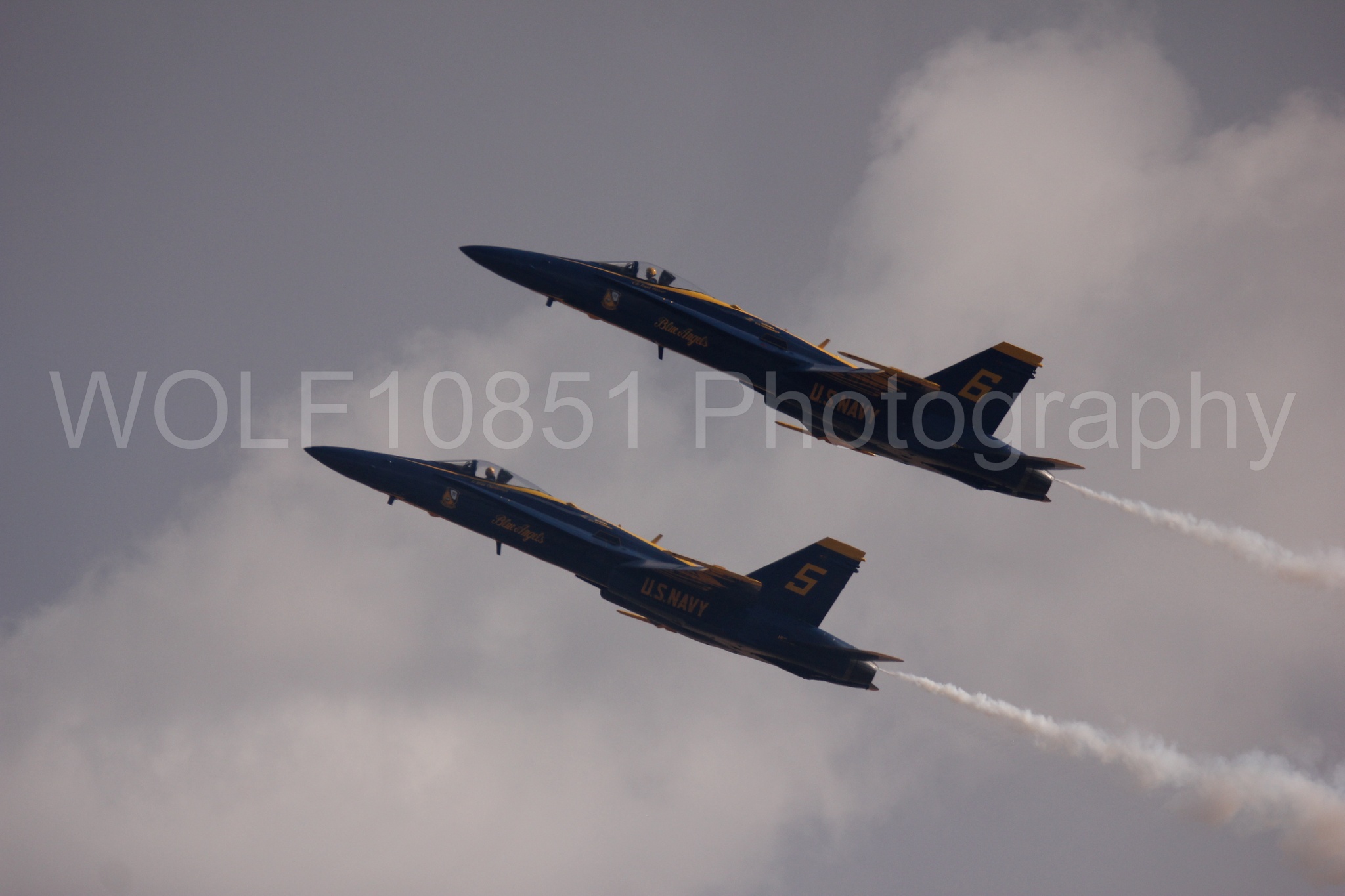 Aviation photography by WOLF10851 featuring F-18 Hornet, Blue Angels, California Capital Airshow 2016, Blue and Gold.