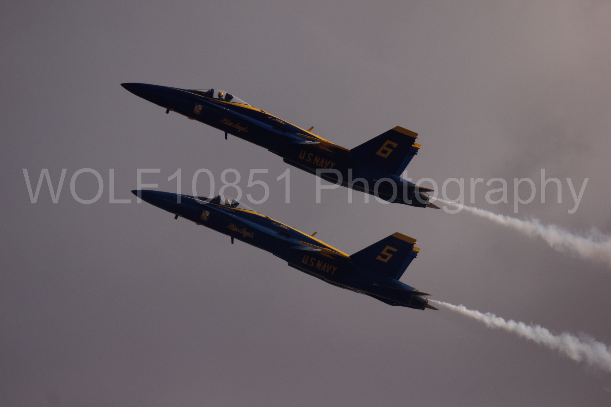 Aviation photography by WOLF10851 featuring F-18 Hornet, Blue Angels, California Capital Airshow 2016, Blue and Gold.