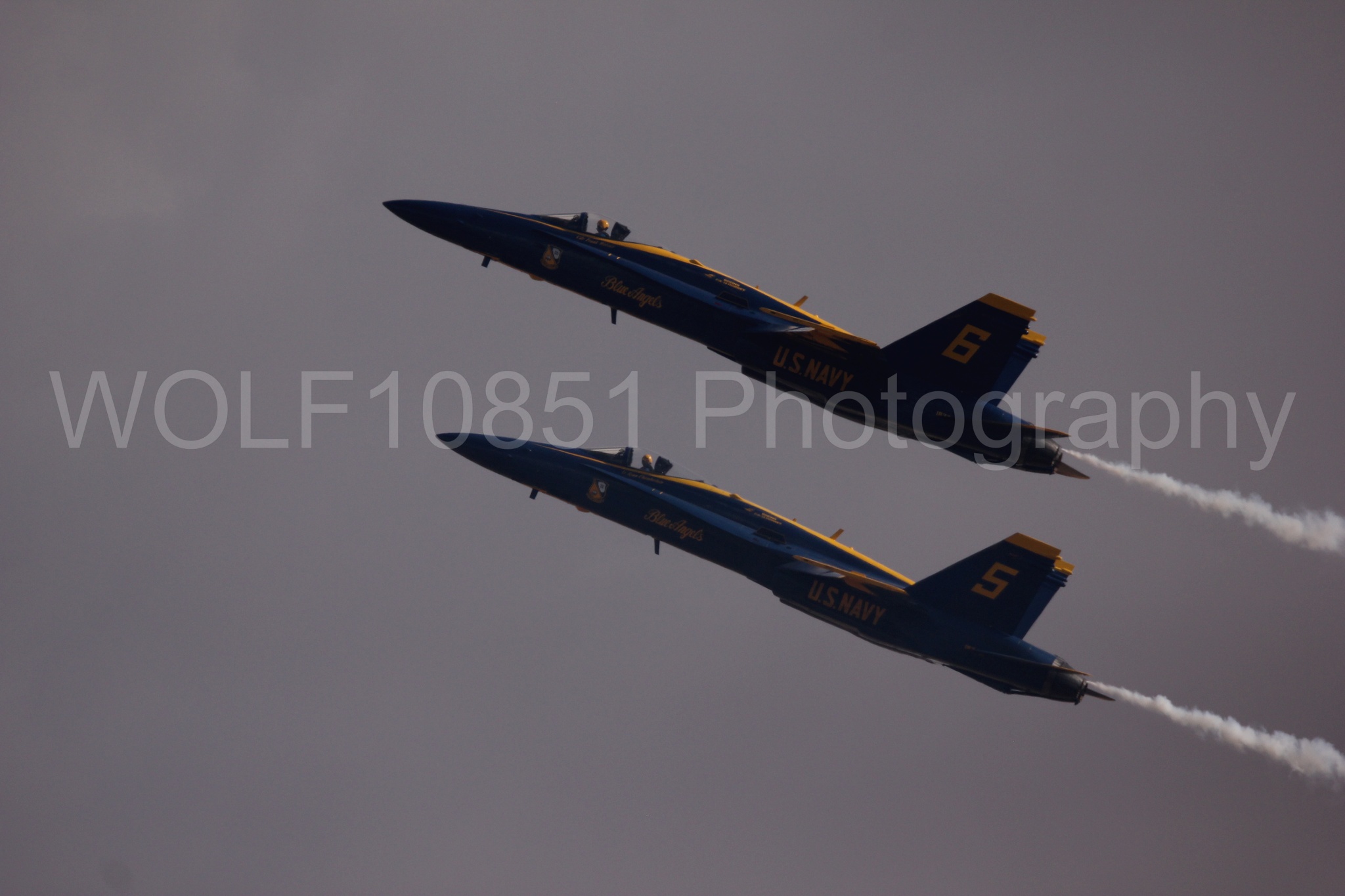 Aviation photography by WOLF10851 featuring F-18 Hornet, Blue Angels, California Capital Airshow 2016, Blue and Gold.