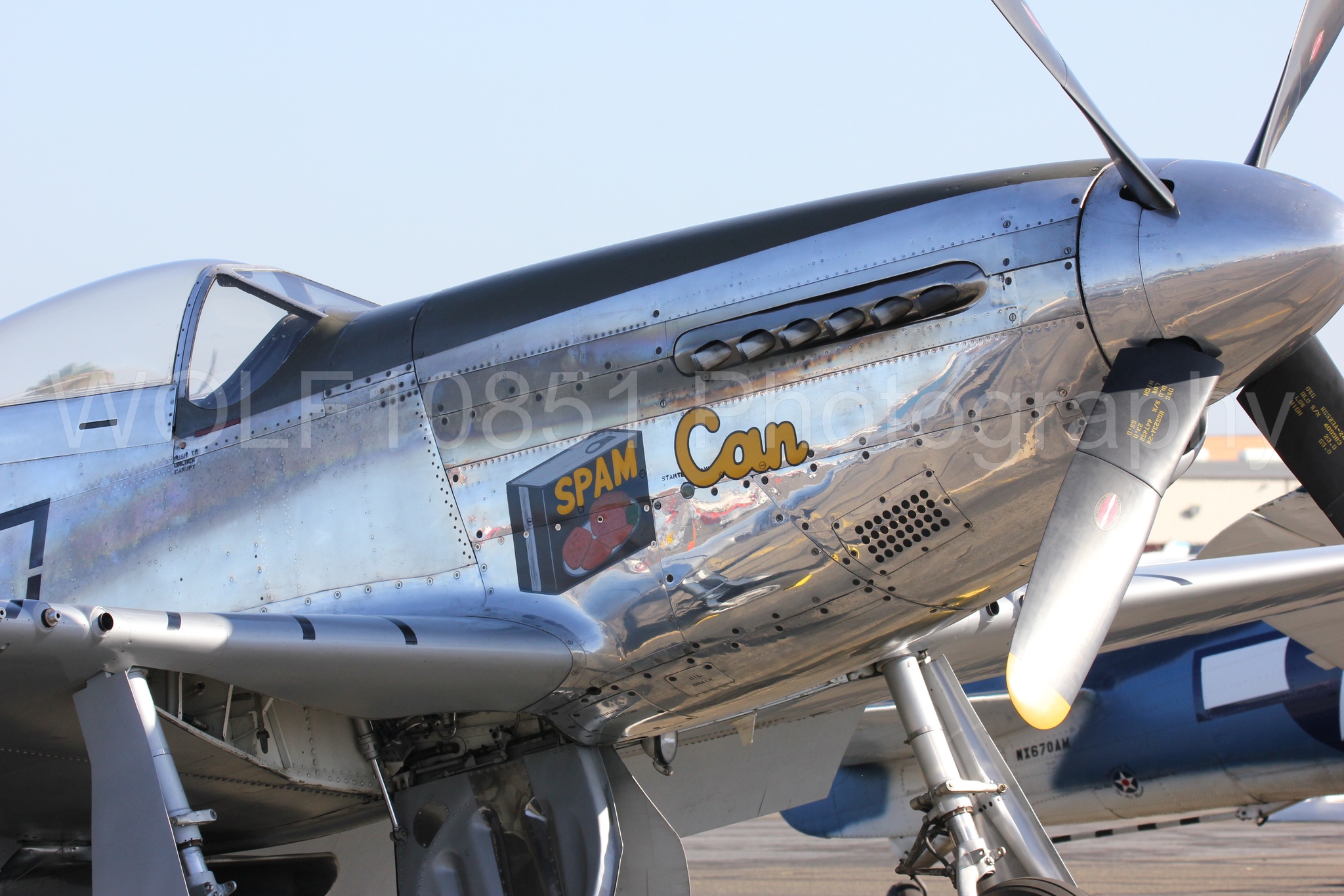 Aviation photography by WOLF10851 featuring P-51 Mustang, California Capital Airshow 2016, Spam Can, Dolly.