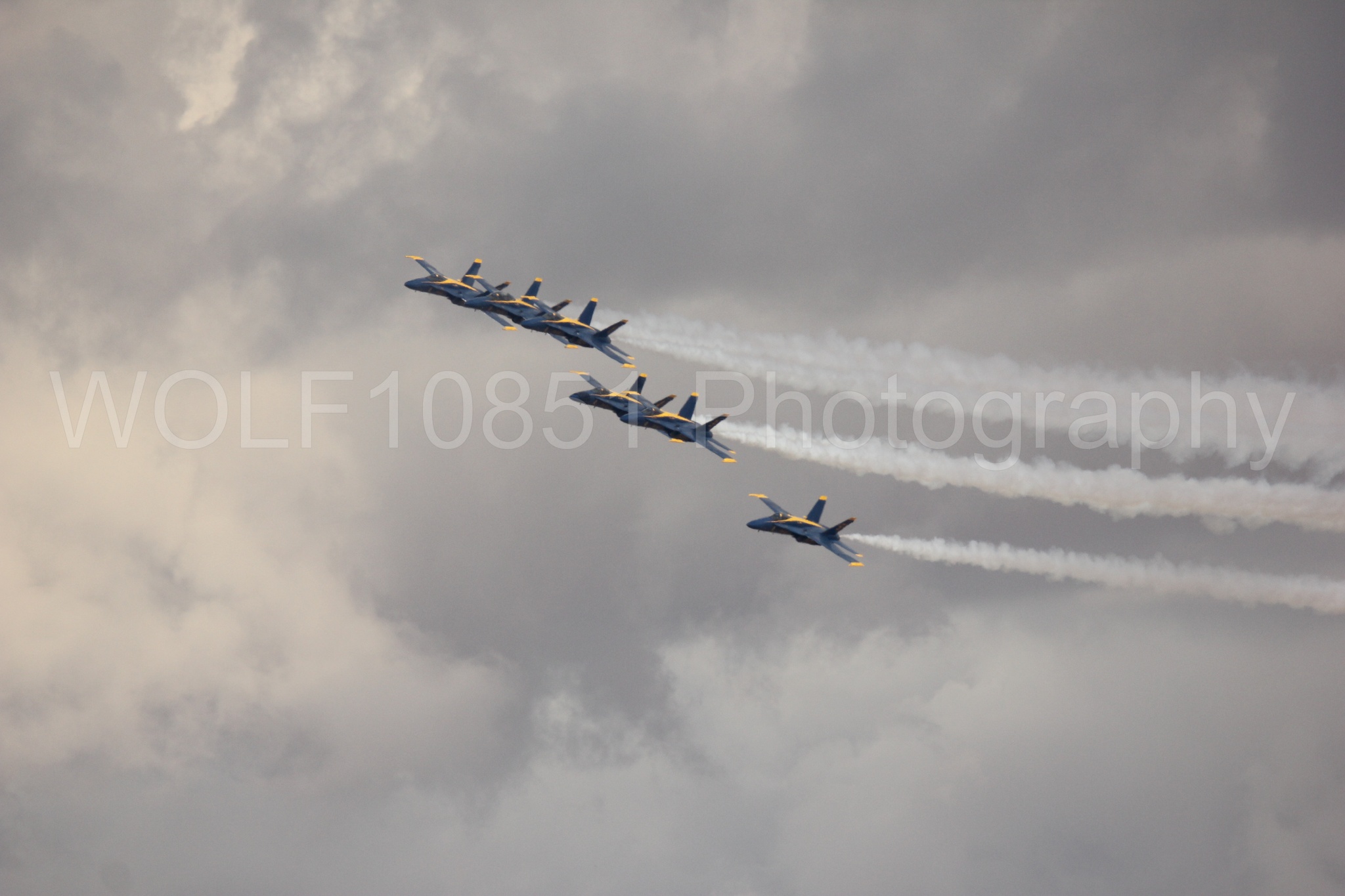 Aviation photography by WOLF10851 featuring F-18 Hornet, Blue Angels, California Capital Airshow 2016, Blue and Gold.