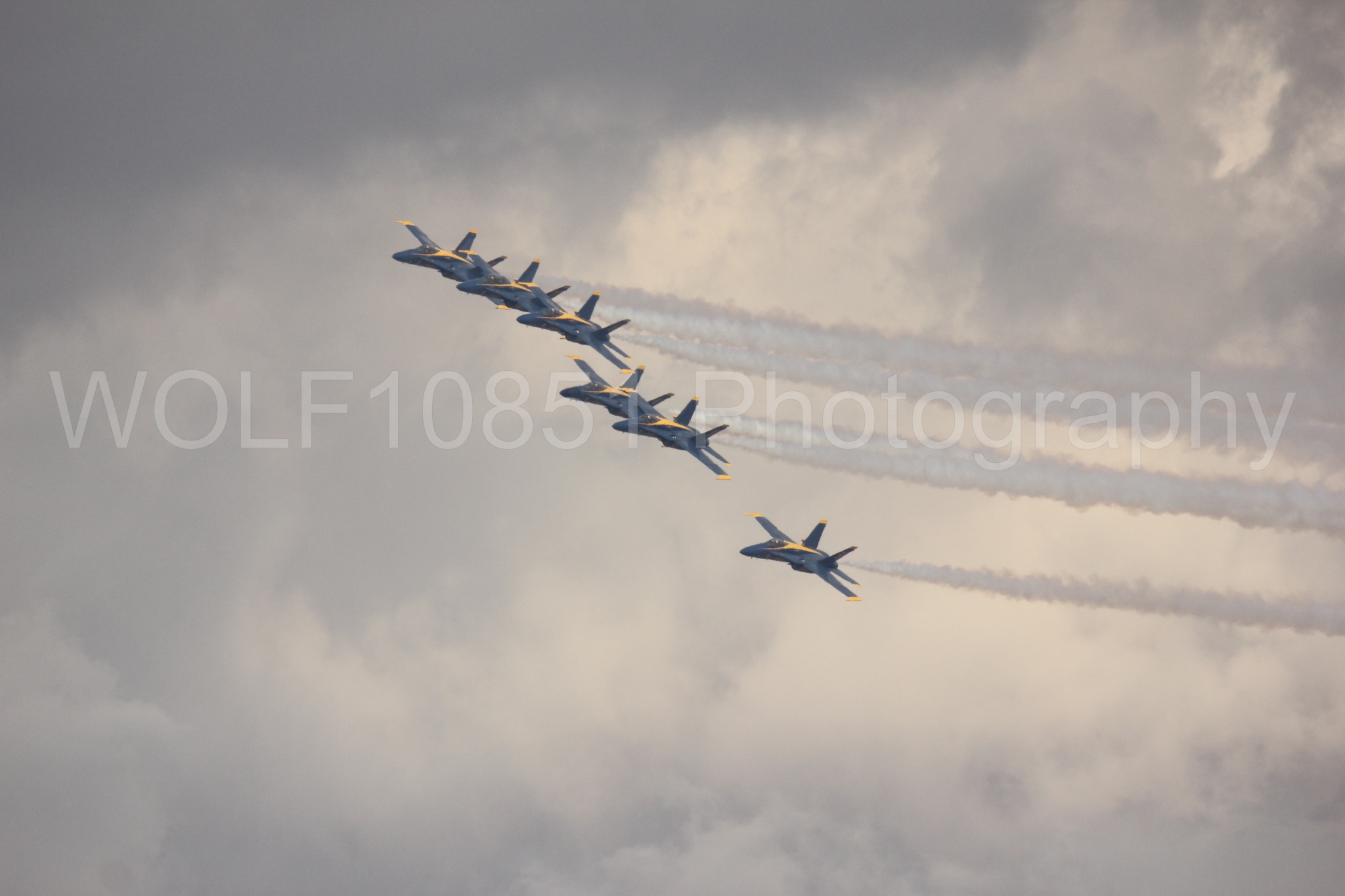 Aviation photography by WOLF10851 featuring F-18 Hornet, Blue Angels, California Capital Airshow 2016, Blue and Gold.