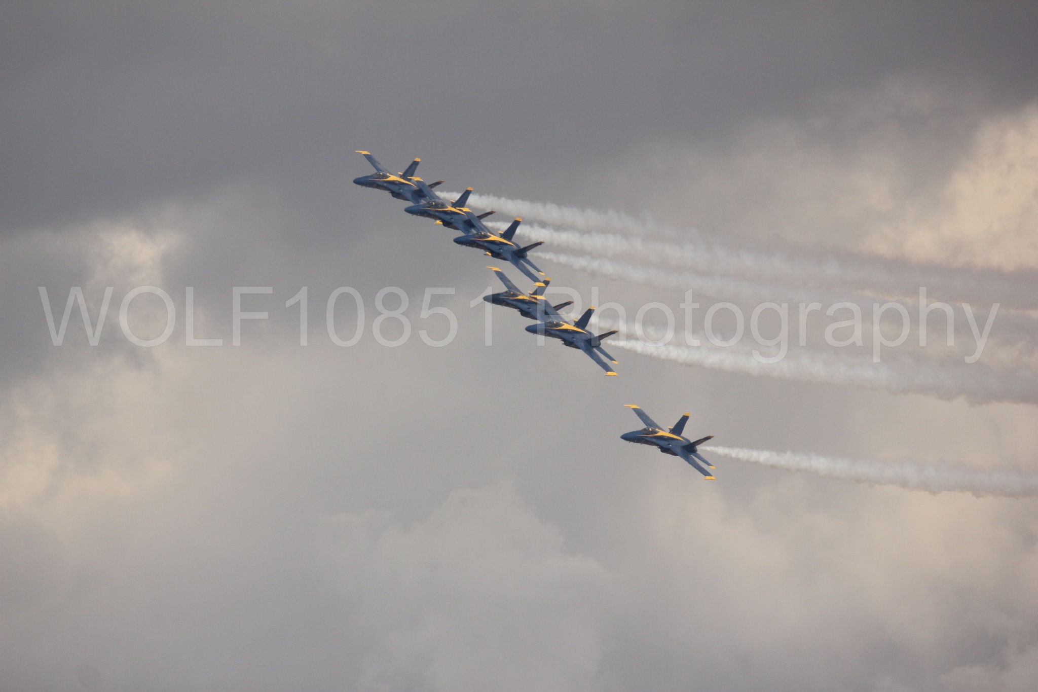 Aviation photography by WOLF10851 featuring F-18 Hornet, Blue Angels, California Capital Airshow 2016, Blue and Gold.