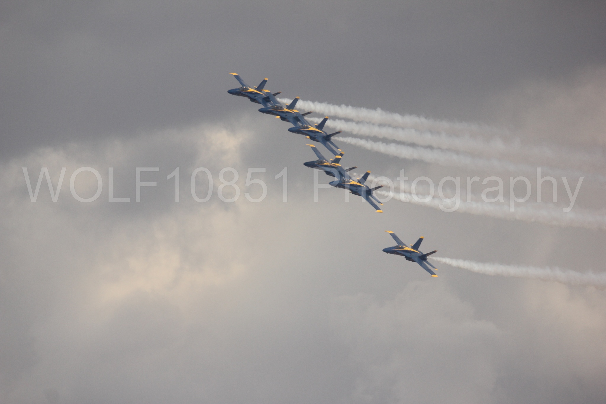 Aviation photography by WOLF10851 featuring F-18 Hornet, Blue Angels, California Capital Airshow 2016, Blue and Gold.