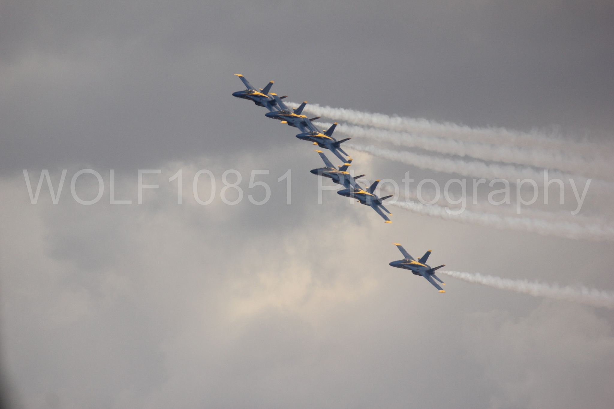 Aviation photography by WOLF10851 featuring F-18 Hornet, Blue Angels, California Capital Airshow 2016, Blue and Gold.