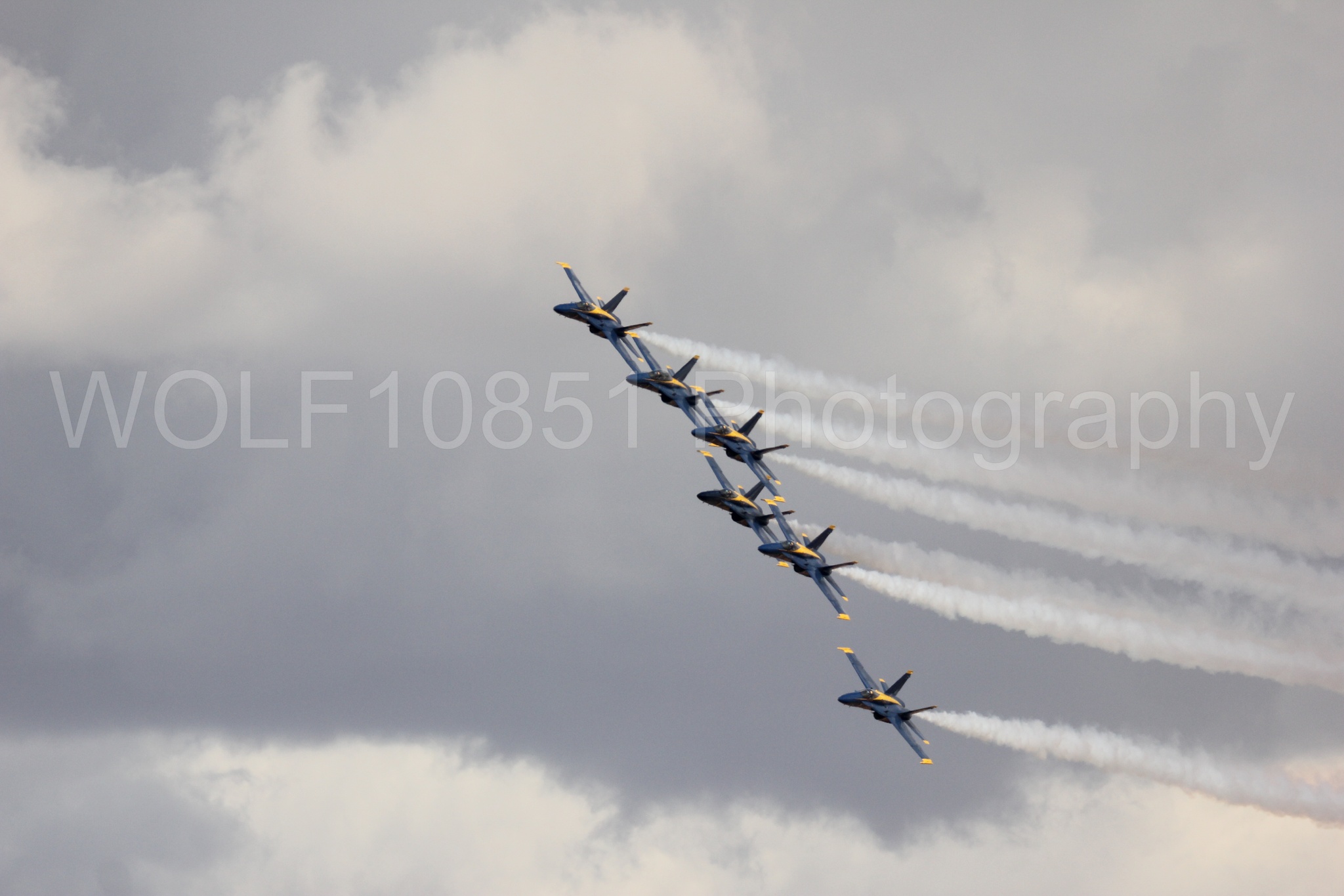 Aviation photography by WOLF10851 featuring F-18 Hornet, Blue Angels, California Capital Airshow 2016, Blue and Gold.