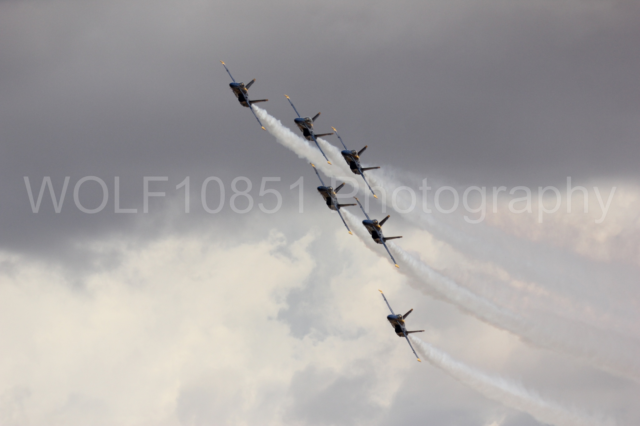 Aviation photography by WOLF10851 featuring F-18 Hornet, Blue Angels, California Capital Airshow 2016, Blue and Gold.