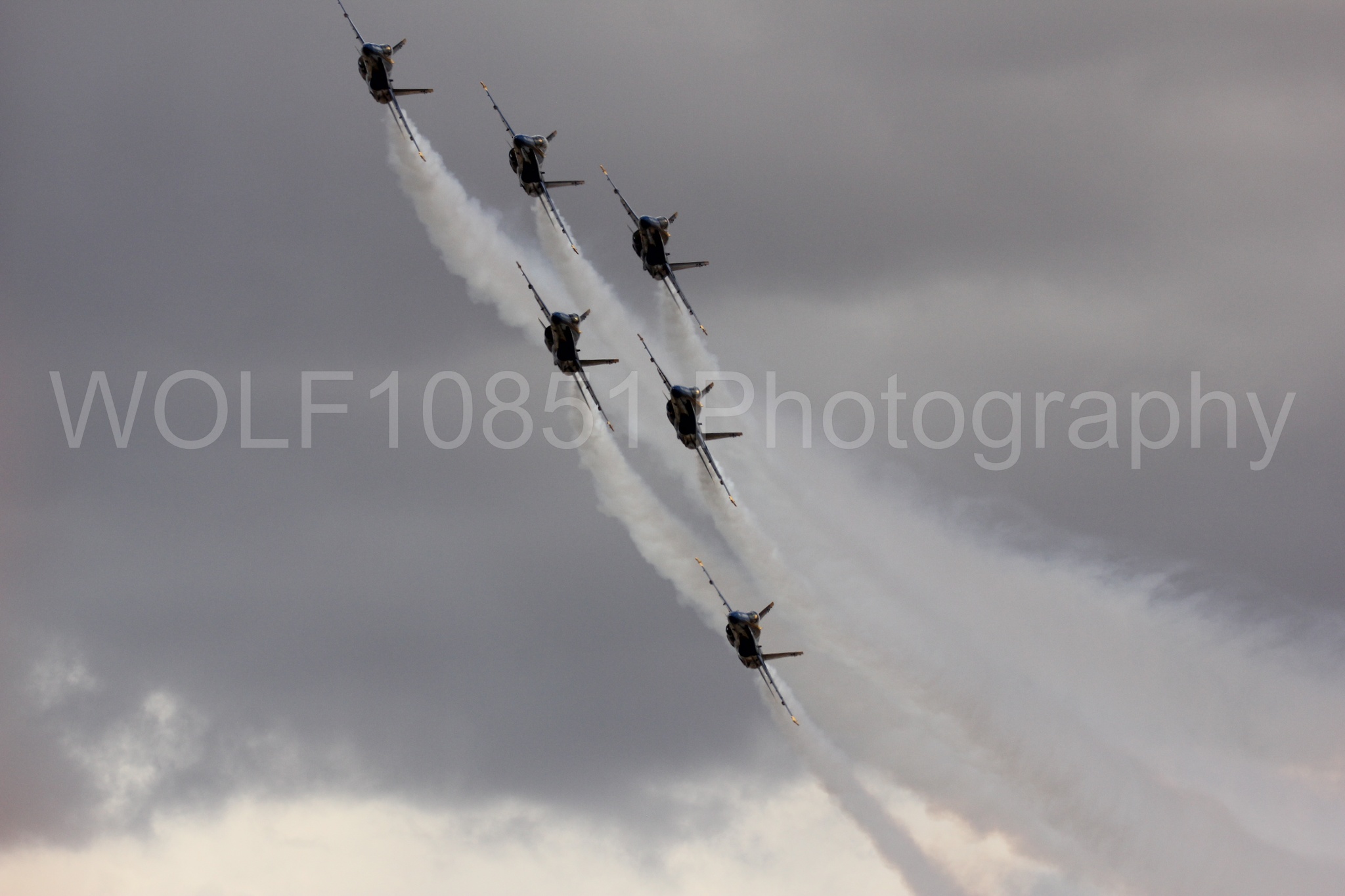 Aviation photography by WOLF10851 featuring F-18 Hornet, Blue Angels, California Capital Airshow 2016, Blue and Gold.