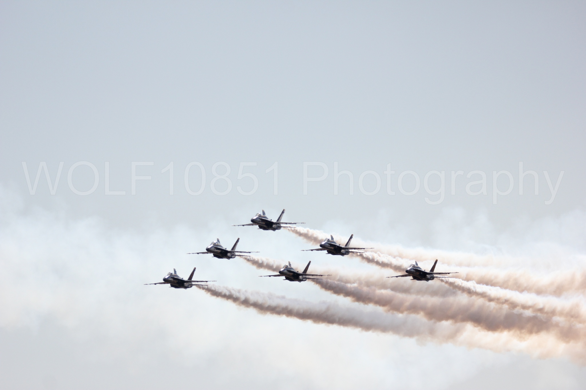 Aviation photography by WOLF10851 featuring F-18 Hornet, Blue Angels, California Capital Airshow 2016, Blue and Gold.