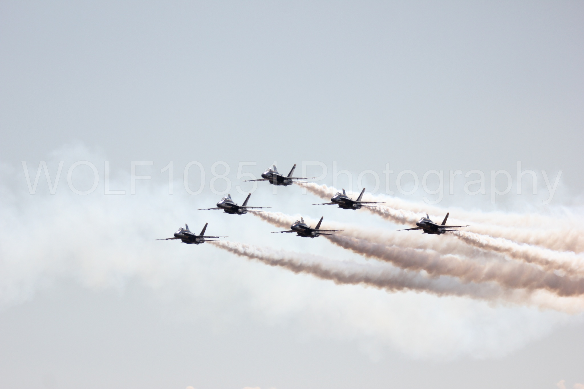 Aviation photography by WOLF10851 featuring F-18 Hornet, Blue Angels, California Capital Airshow 2016, Blue and Gold.
