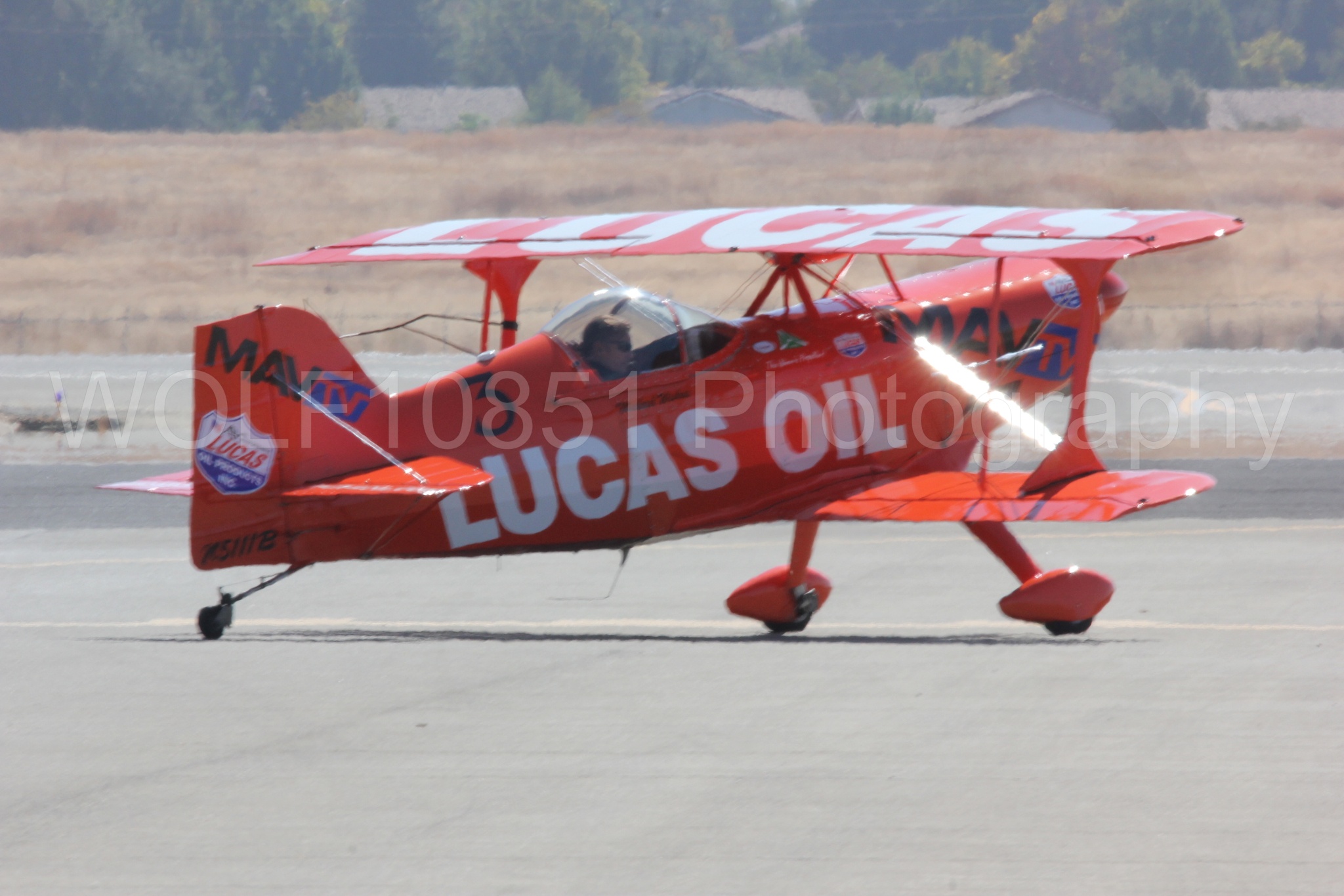 Aviation photography by WOLF10851 featuring Pitts S1-11b, California Capital Airshow 2016, Mike Wiskus, Lucas Oil.