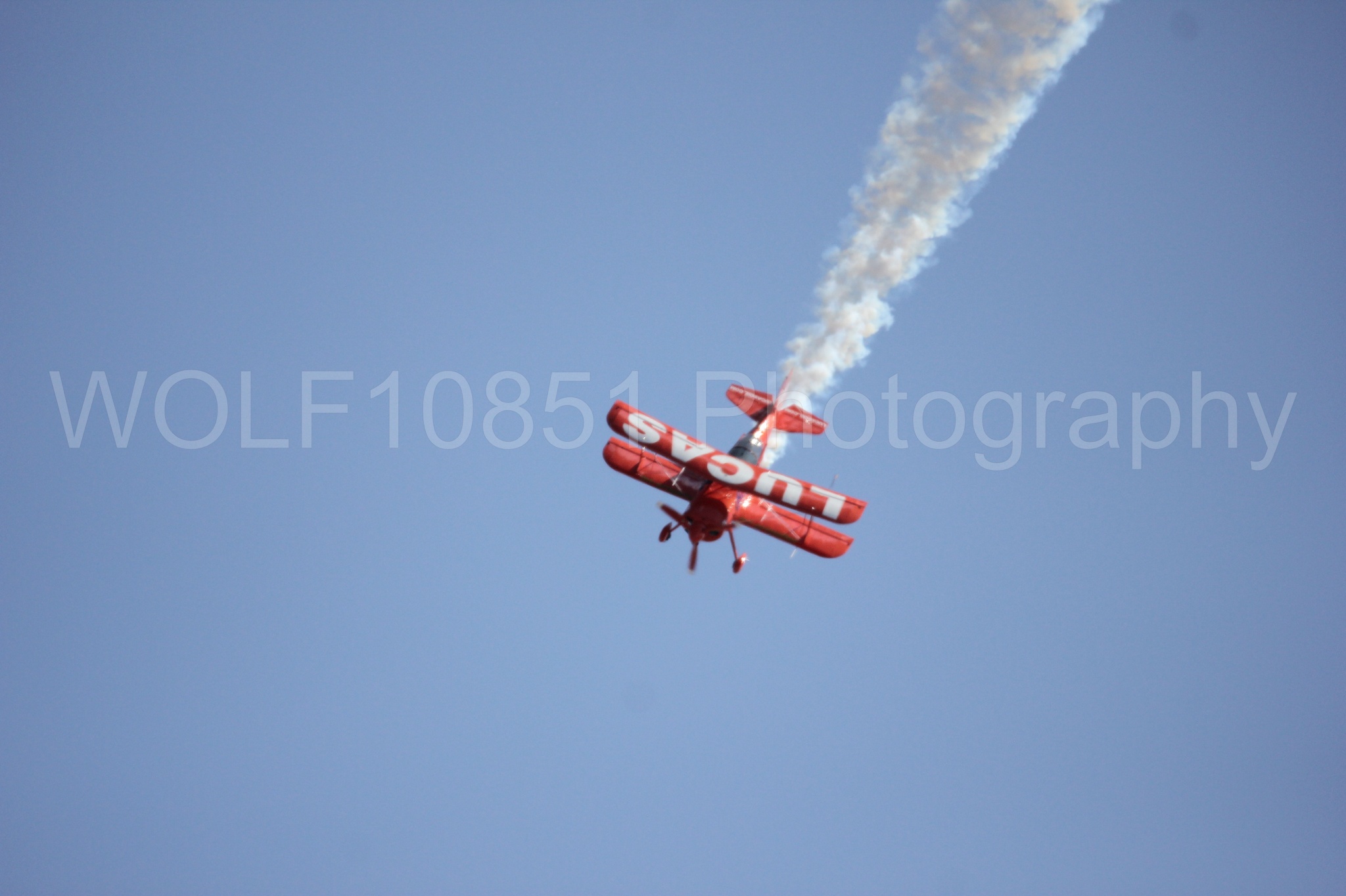 Aviation photography by WOLF10851 featuring Pitts S1-11b, California Capital Airshow 2016, Mike Wiskus, Lucas Oil.