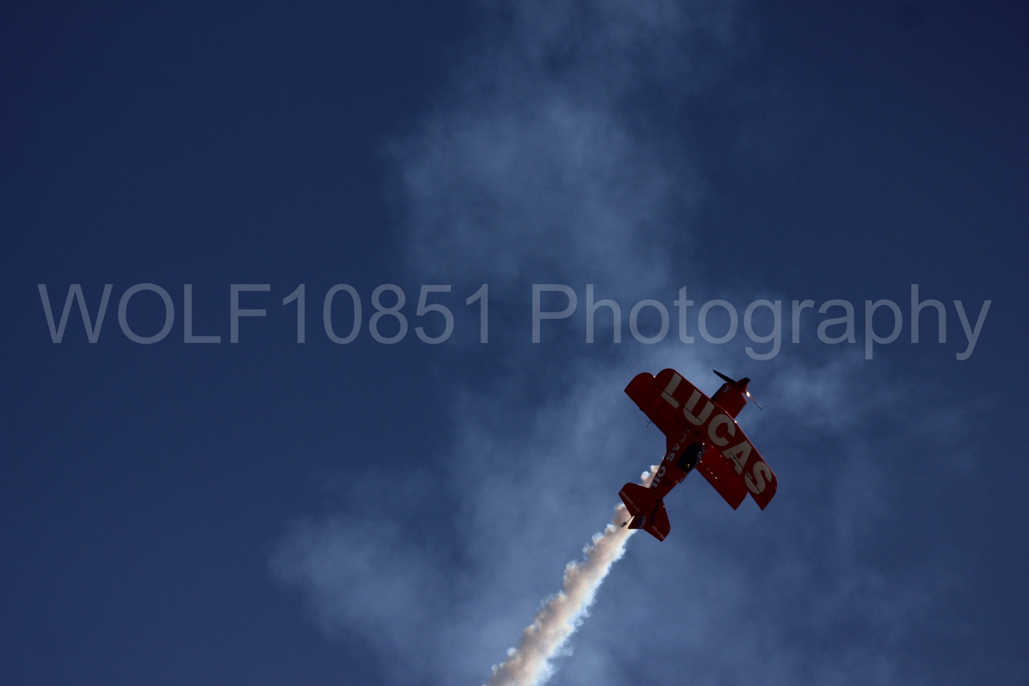 Aviation photography by WOLF10851 featuring Pitts S1-11b, California Capital Airshow 2016, Mike Wiskus, Lucas Oil.