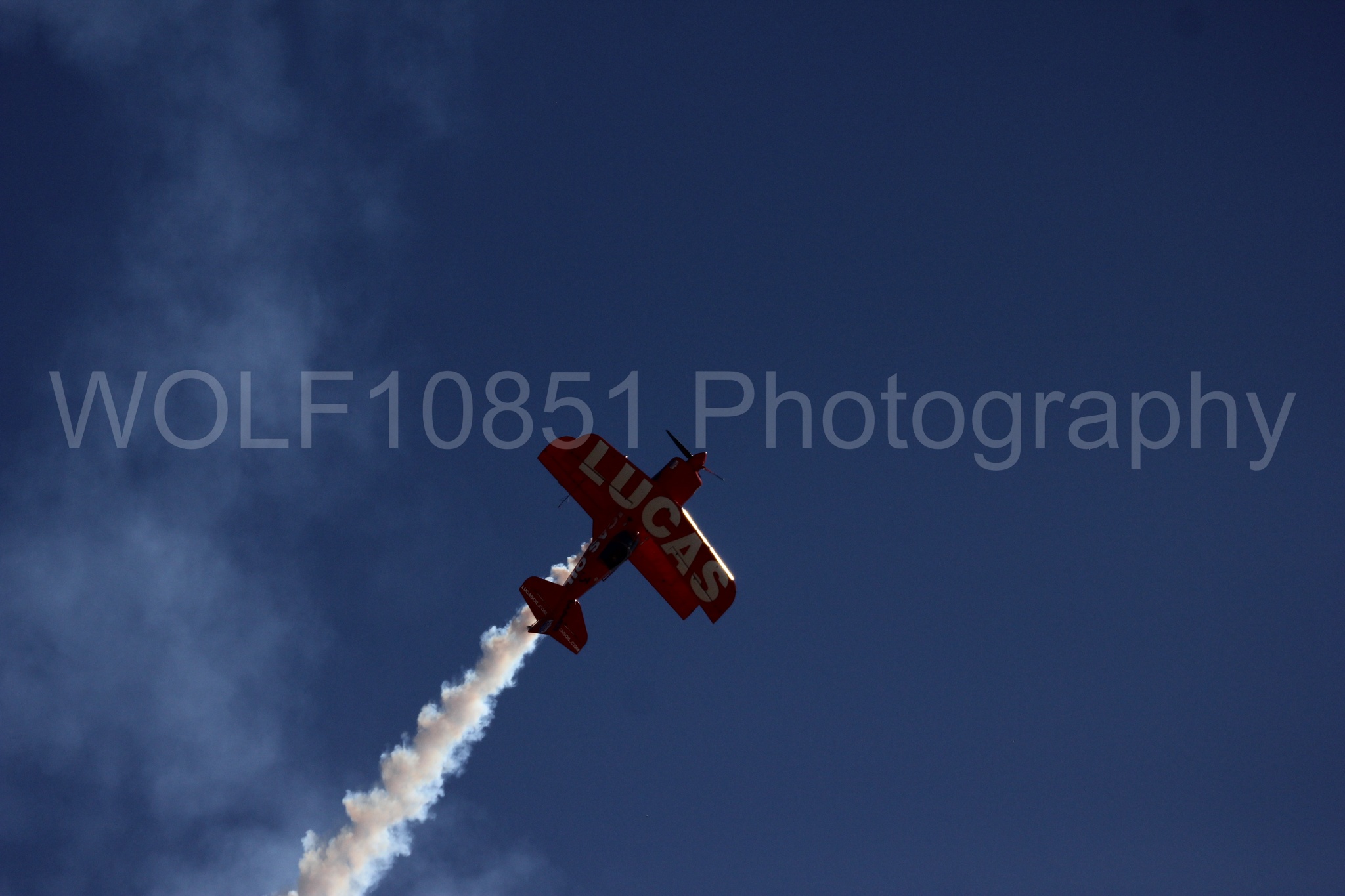 Aviation photography by WOLF10851 featuring Pitts S1-11b, California Capital Airshow 2016, Mike Wiskus, Lucas Oil.