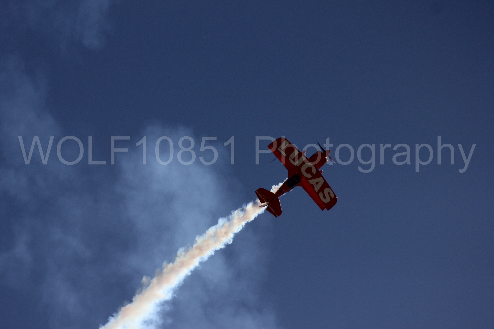 Aviation photography by WOLF10851 featuring Pitts S1-11b, California Capital Airshow 2016, Mike Wiskus, Lucas Oil.
