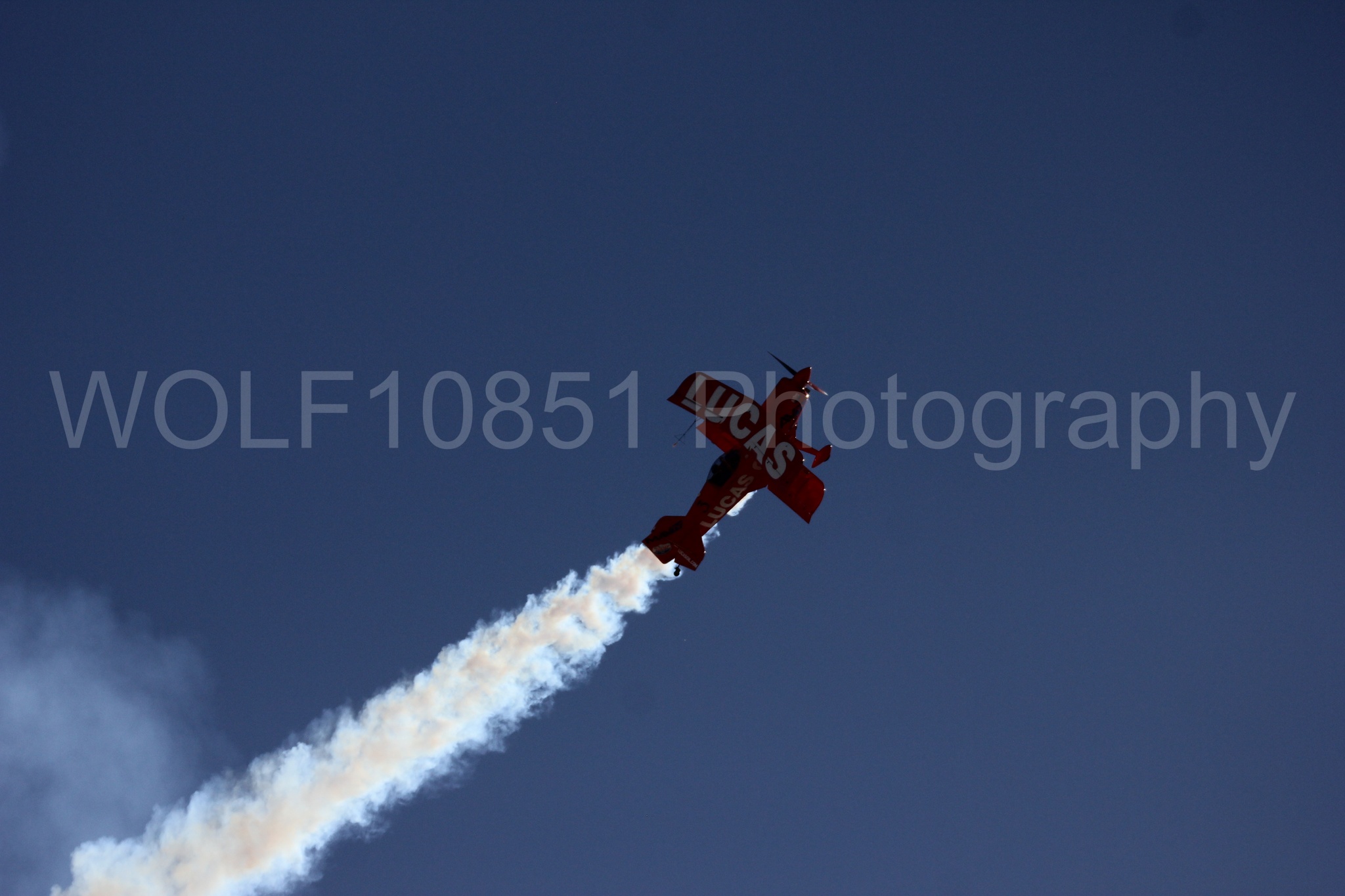 Aviation photography by WOLF10851 featuring Pitts S1-11b, California Capital Airshow 2016, Mike Wiskus, Lucas Oil.