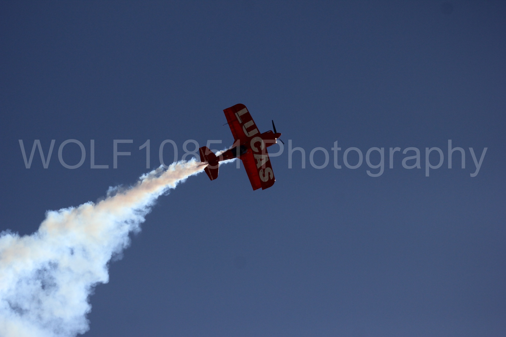 Aviation photography by WOLF10851 featuring Pitts S1-11b, California Capital Airshow 2016, Mike Wiskus, Lucas Oil.