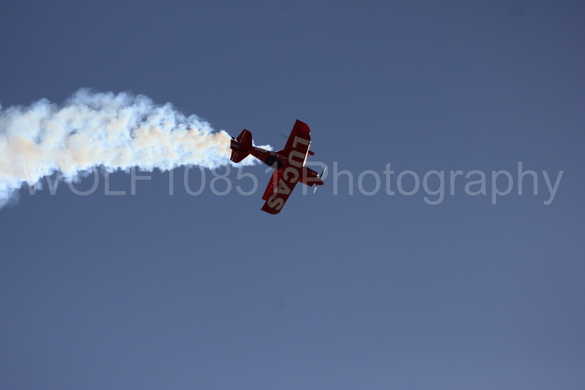 Aviation photography by WOLF10851 featuring Pitts S1-11b, California Capital Airshow 2016, Mike Wiskus, Lucas Oil.