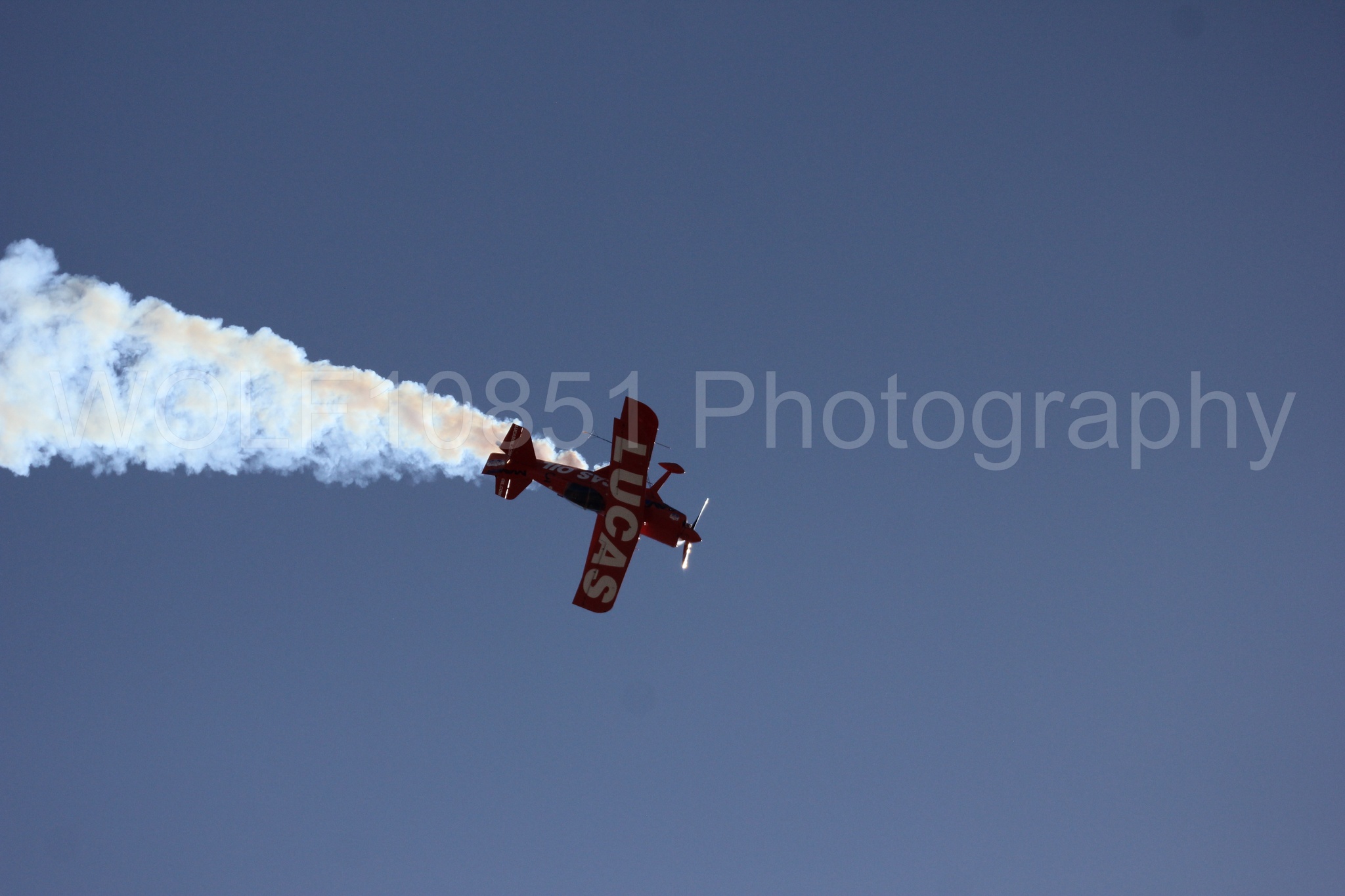 Aviation photography by WOLF10851 featuring Pitts S1-11b, California Capital Airshow 2016, Mike Wiskus, Lucas Oil.
