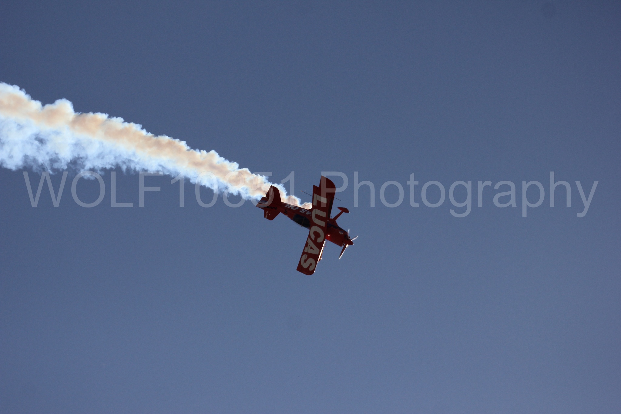 Aviation photography by WOLF10851 featuring Pitts S1-11b, California Capital Airshow 2016, Mike Wiskus, Lucas Oil.