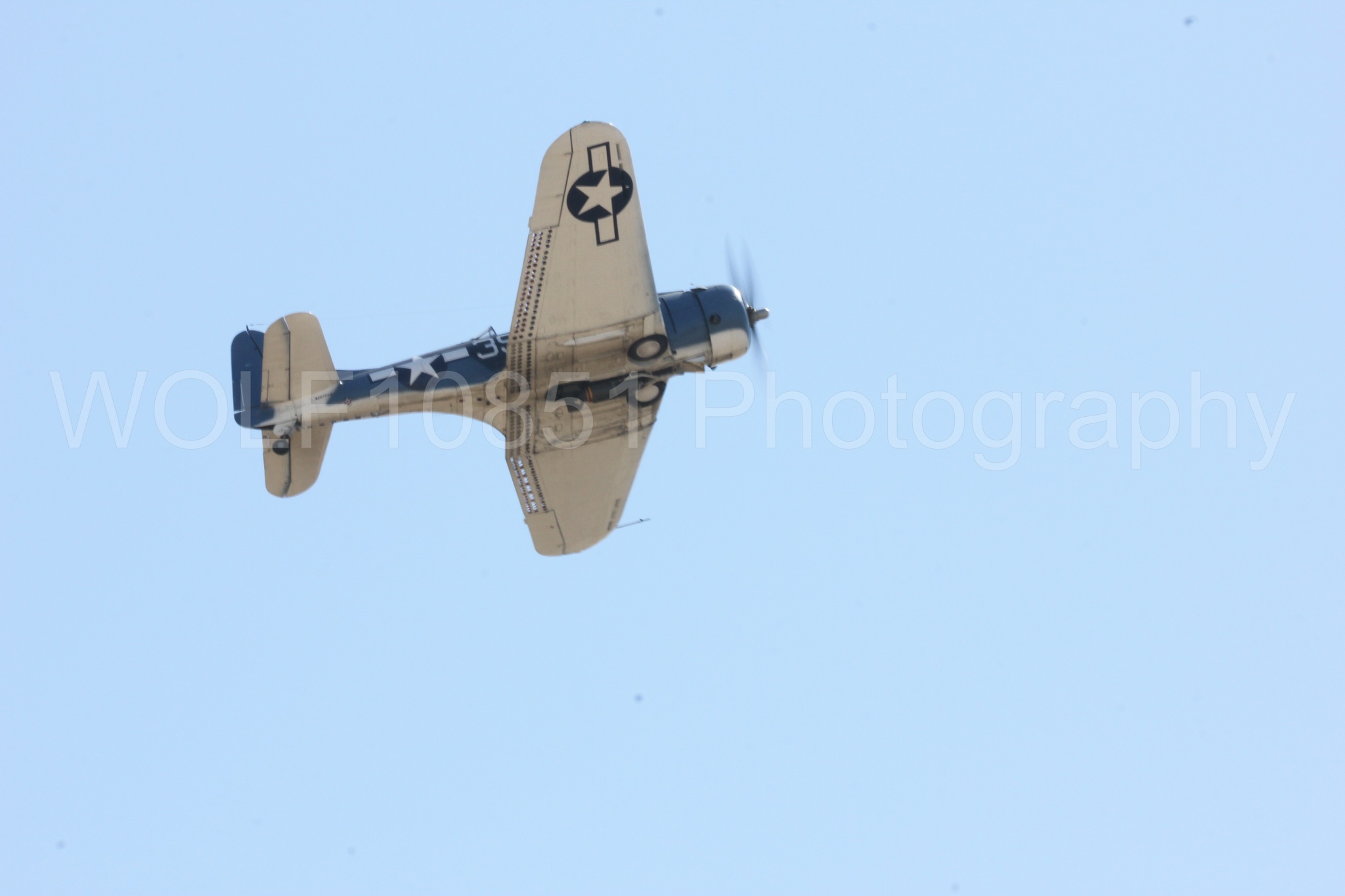 Aviation photography by WOLF10851 featuring California Capital Airshow 2016, Douglas SBD-5 Dauntless.