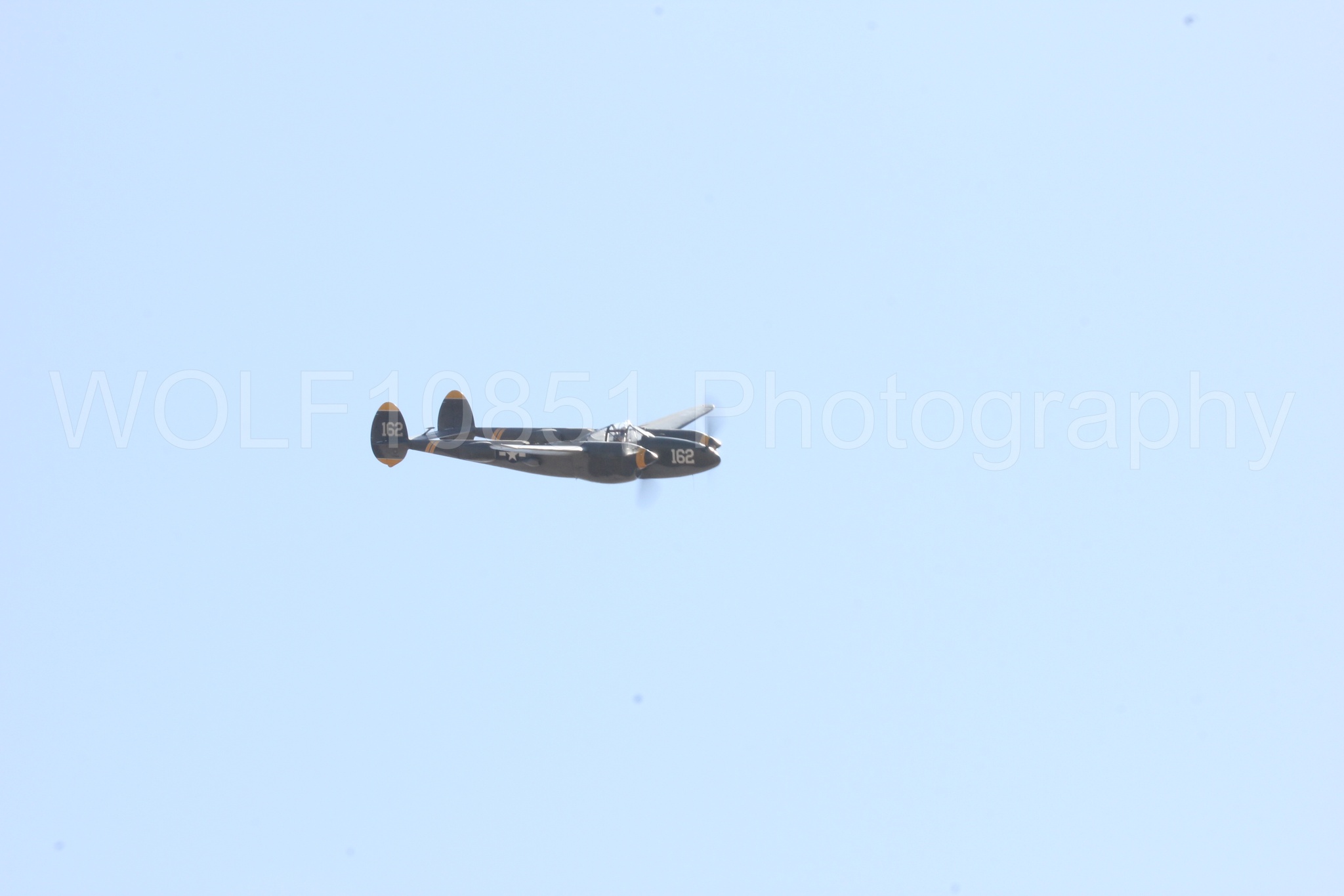 Aviation photography by WOLF10851 featuring P-38 Lightning, California Capital Airshow 2016, 23 Skidoo.