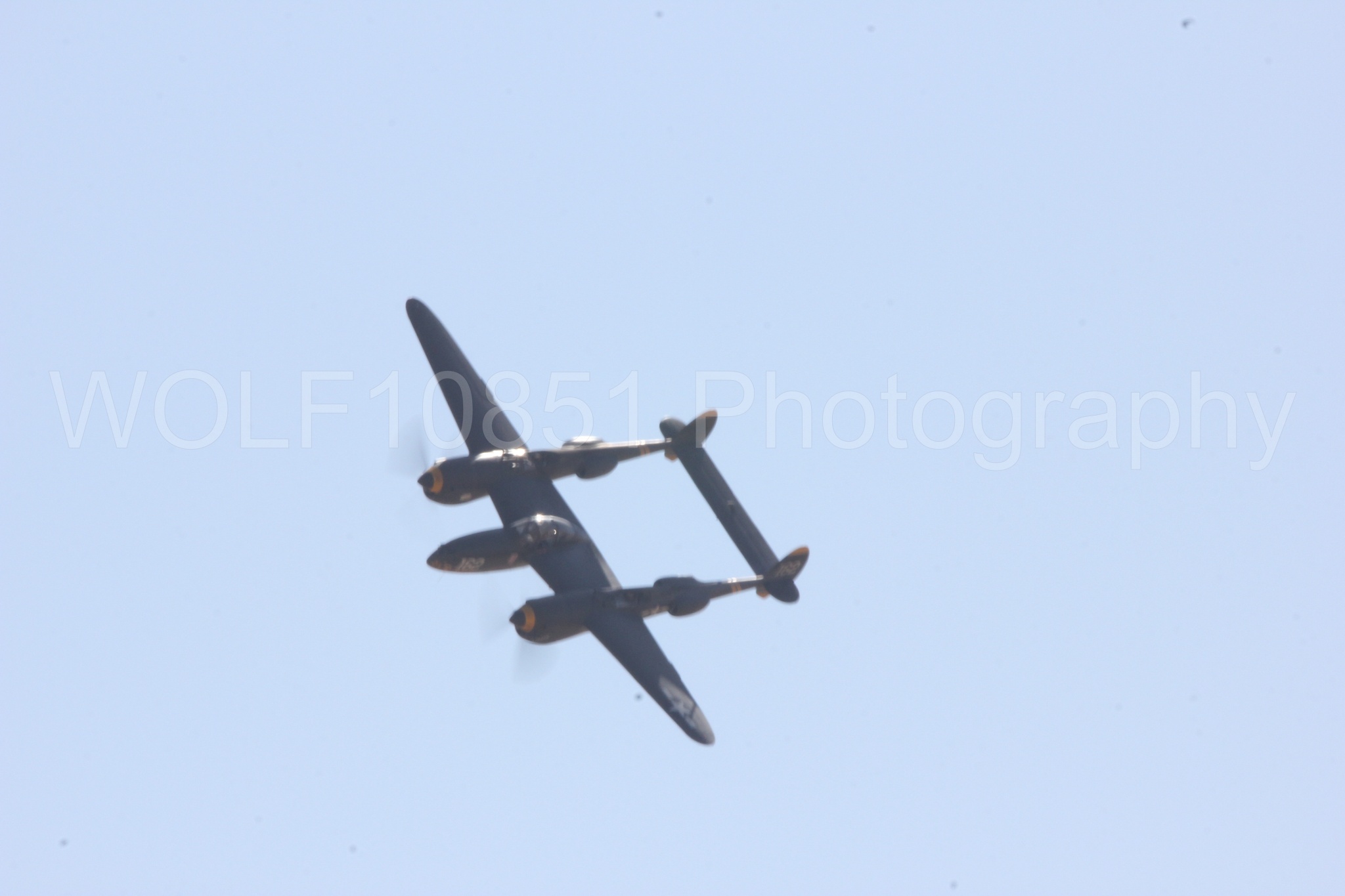 Aviation photography by WOLF10851 featuring P-38 Lightning, California Capital Airshow 2016, 23 Skidoo.