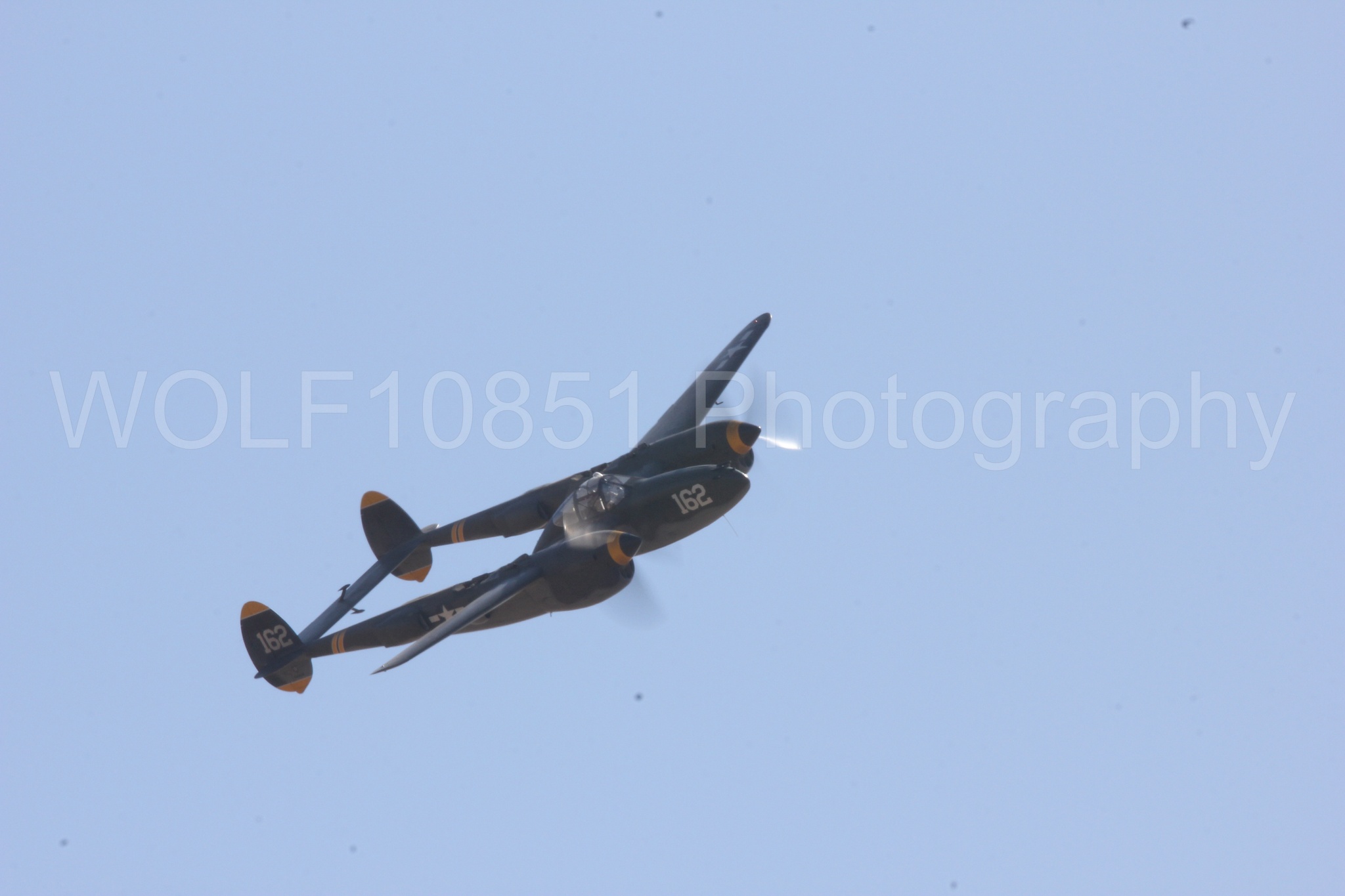 Aviation photography by WOLF10851 featuring P-38 Lightning, California Capital Airshow 2016, 23 Skidoo.