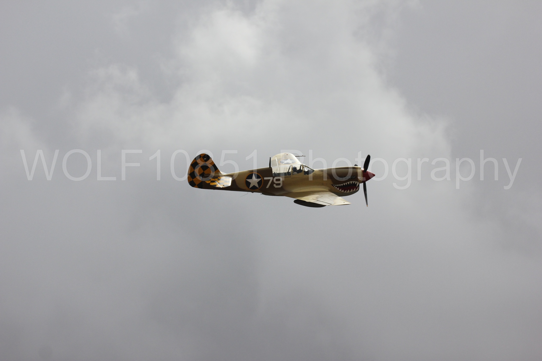 Aviation photography by WOLF10851 featuring Curtis P-40 Warhawk, California Capital Airshow 2016.