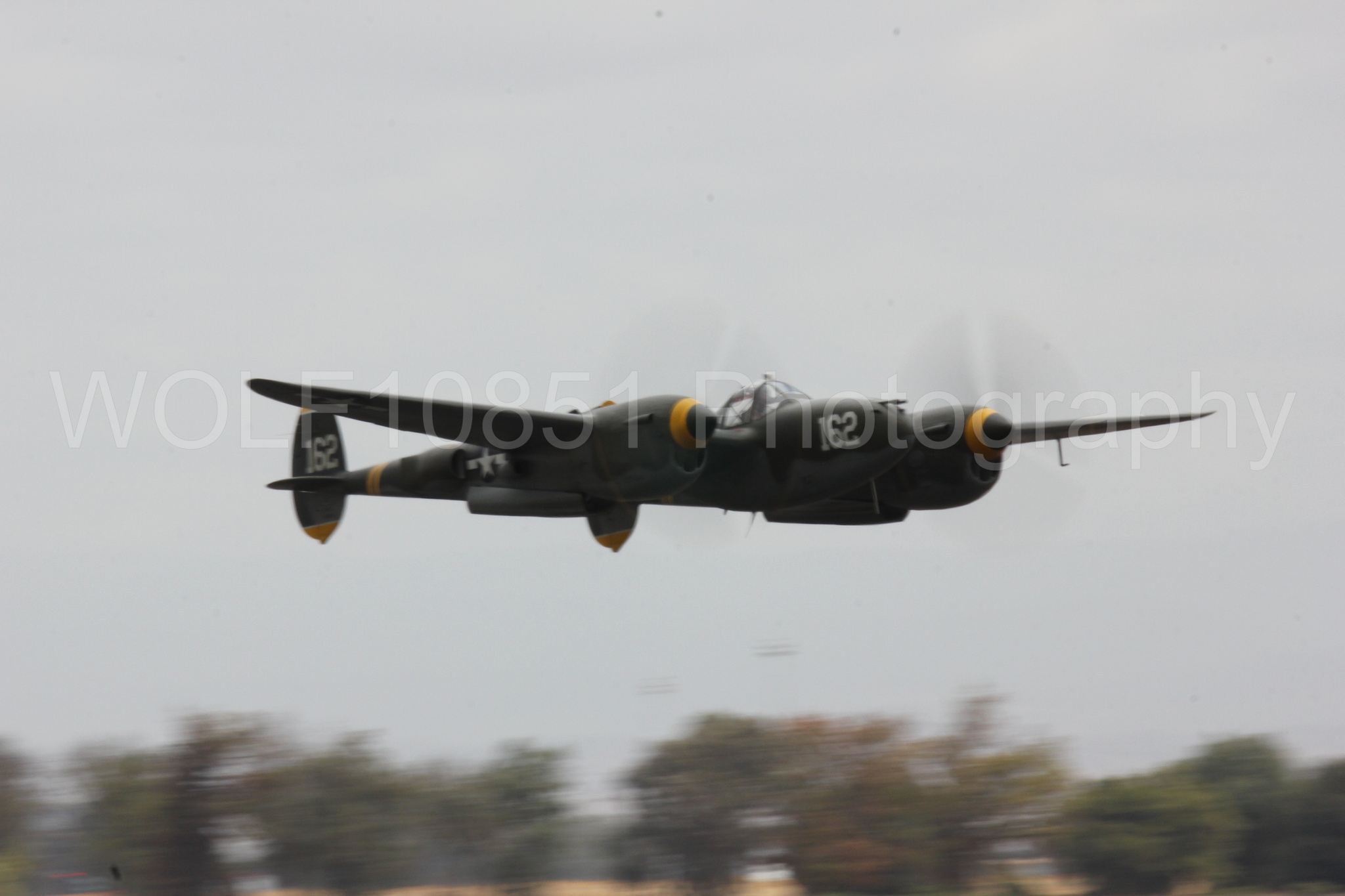 Aviation photography by WOLF10851 featuring P-38 Lightning, California Capital Airshow 2016, 23 Skidoo.