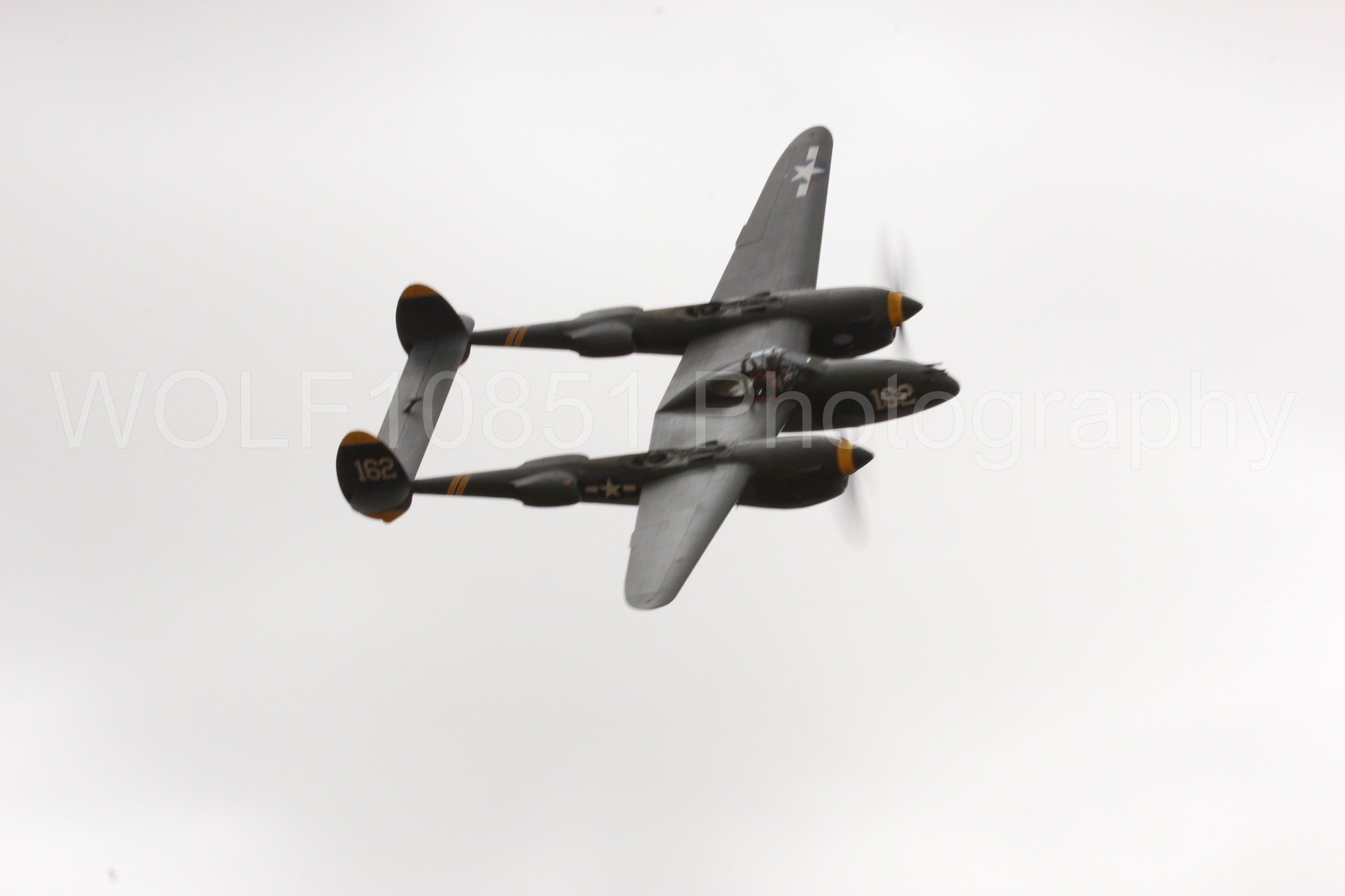 Aviation photography by WOLF10851 featuring P-38 Lightning, California Capital Airshow 2016, 23 Skidoo.