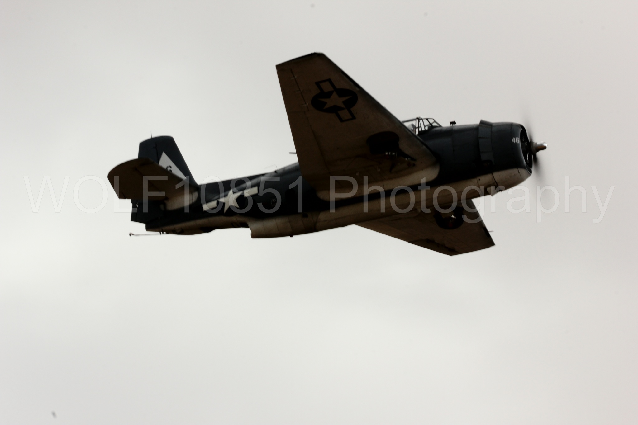 Aviation photography by WOLF10851 featuring TBM-3E Avenger, California Capital Airshow 2016, Grumman TBF Avenger.