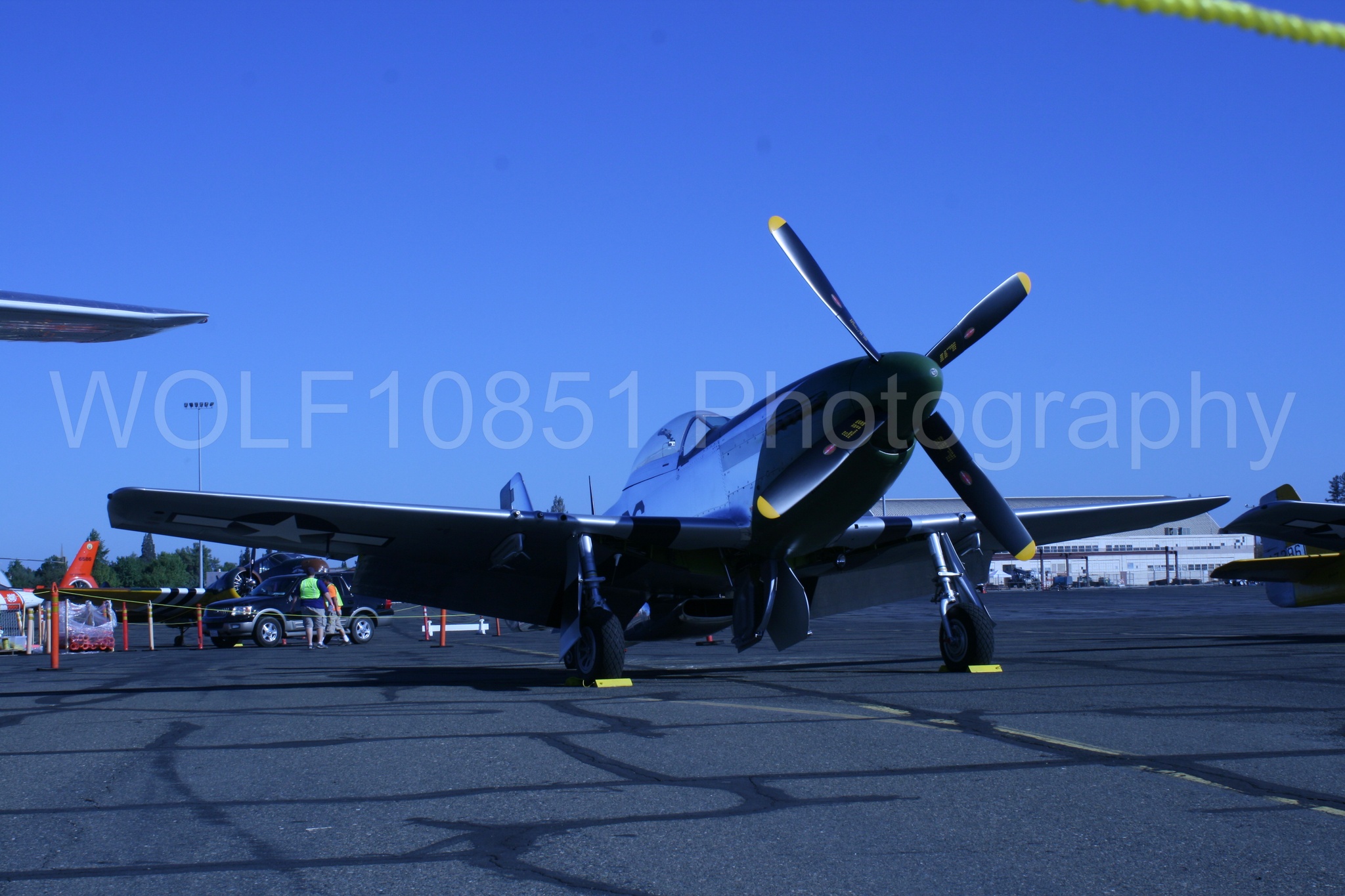 Aviation photography by WOLF10851 featuring Static Display, P-51 Mustang, Daddy's Girl, California Capital Airshow 2016.